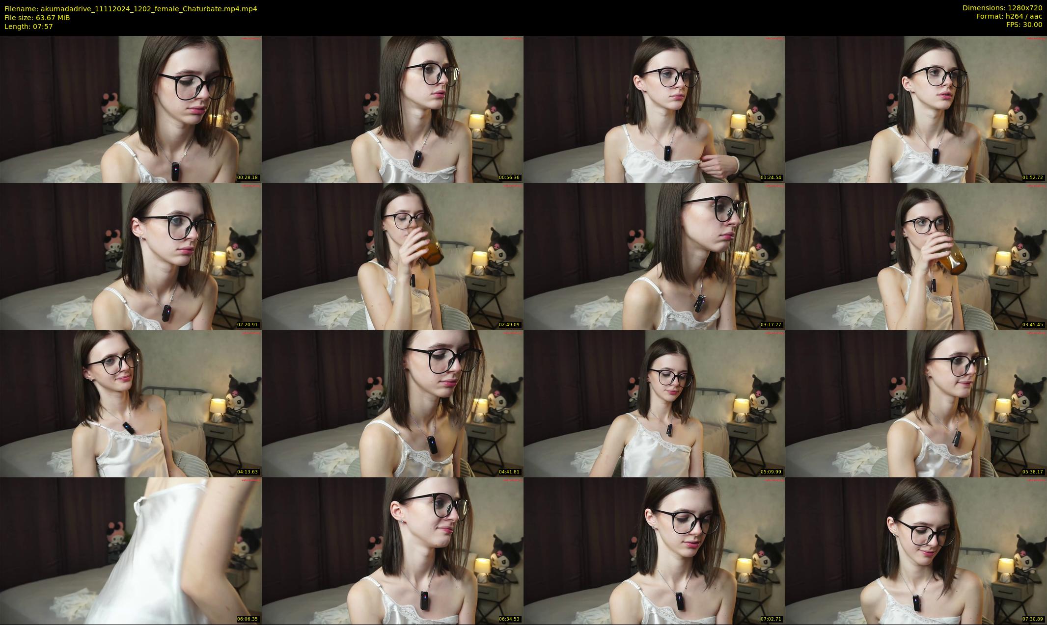 akumadadrive — 8 minute Chaturbate female cam show recording, 720p, Nov 11, 2024