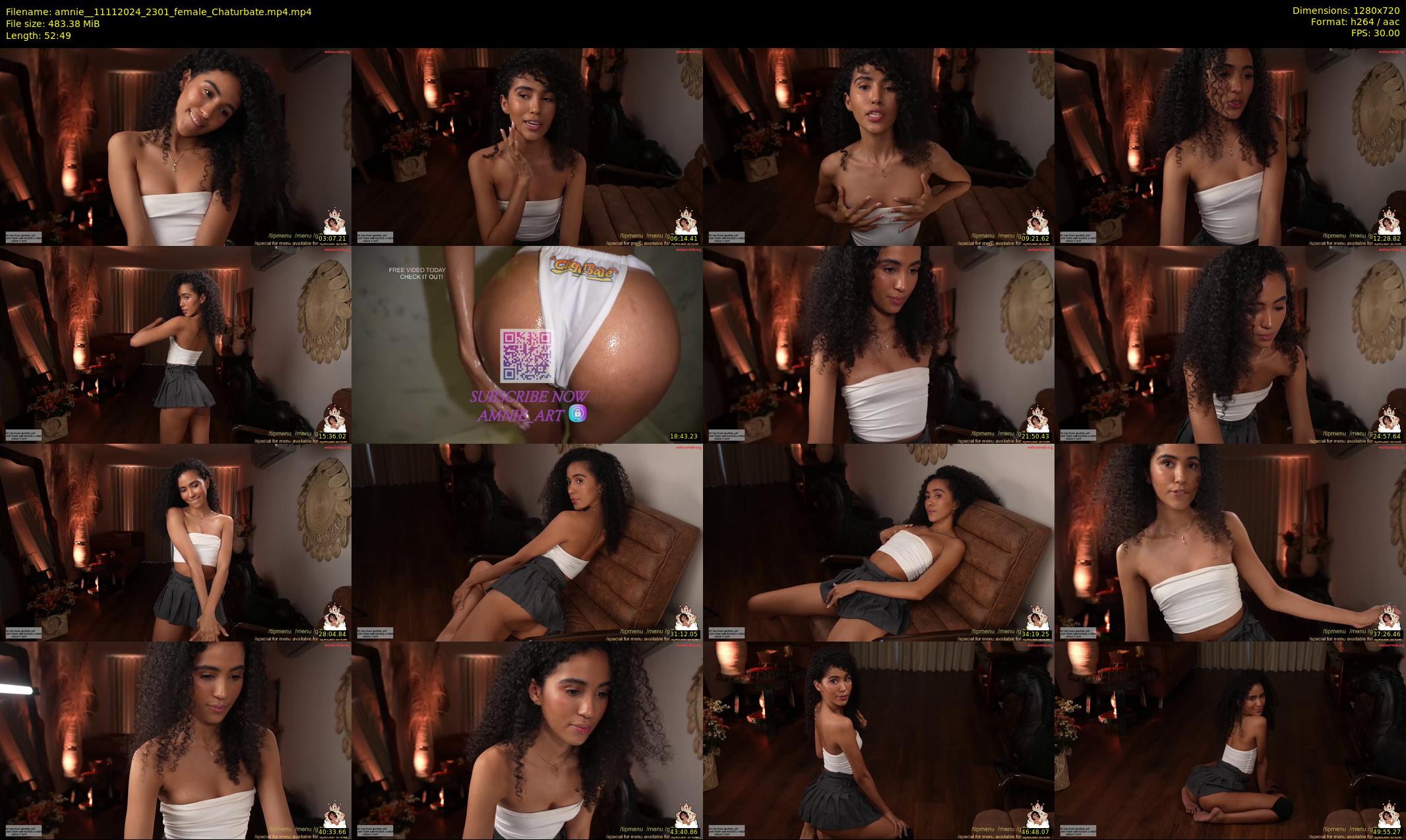 amnie_ — 53 minute Chaturbate female cam show recording, 720p, Nov 11, 2024