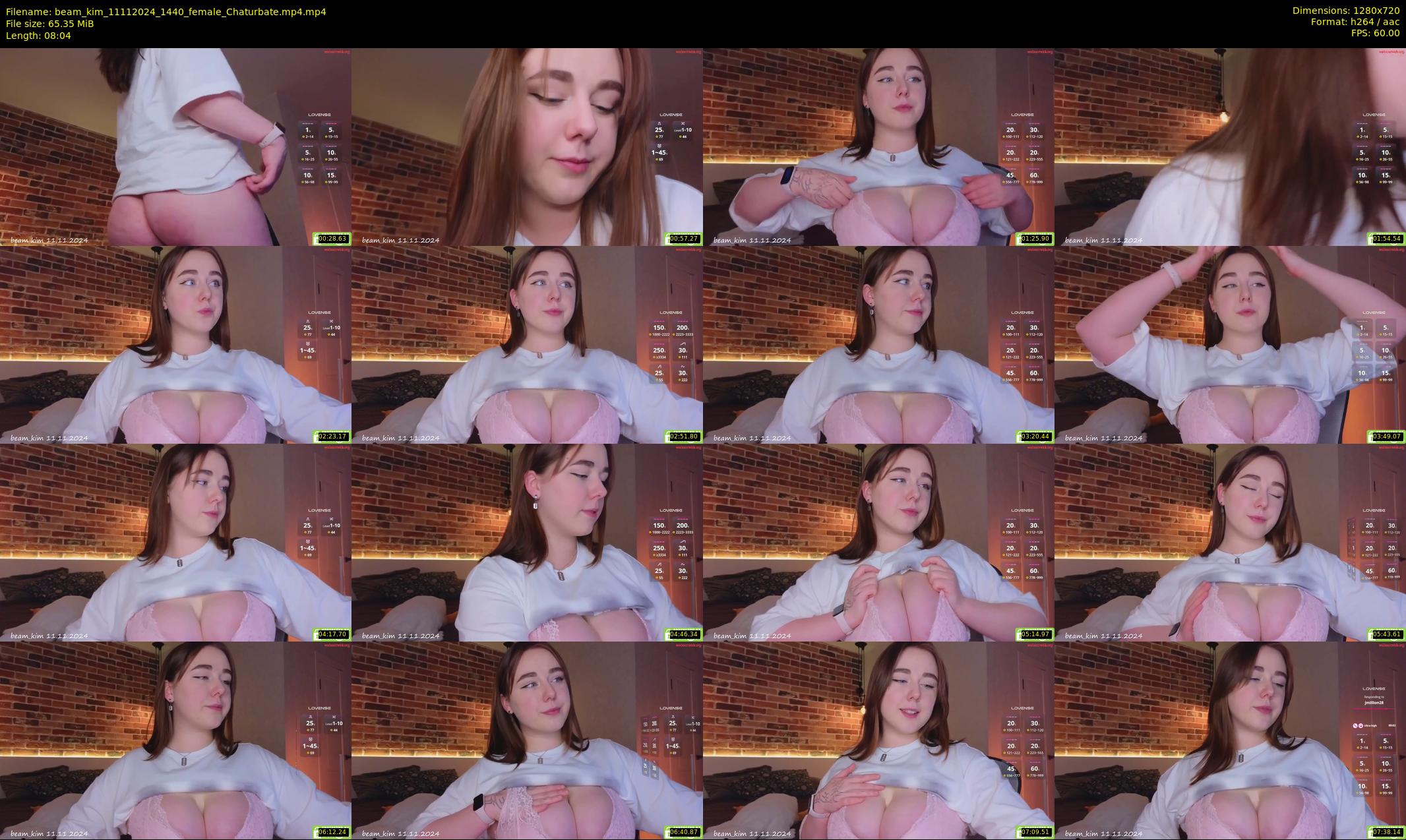 beam_kim — 9 minute Chaturbate female cam show recording, 720p, Nov 11, 2024