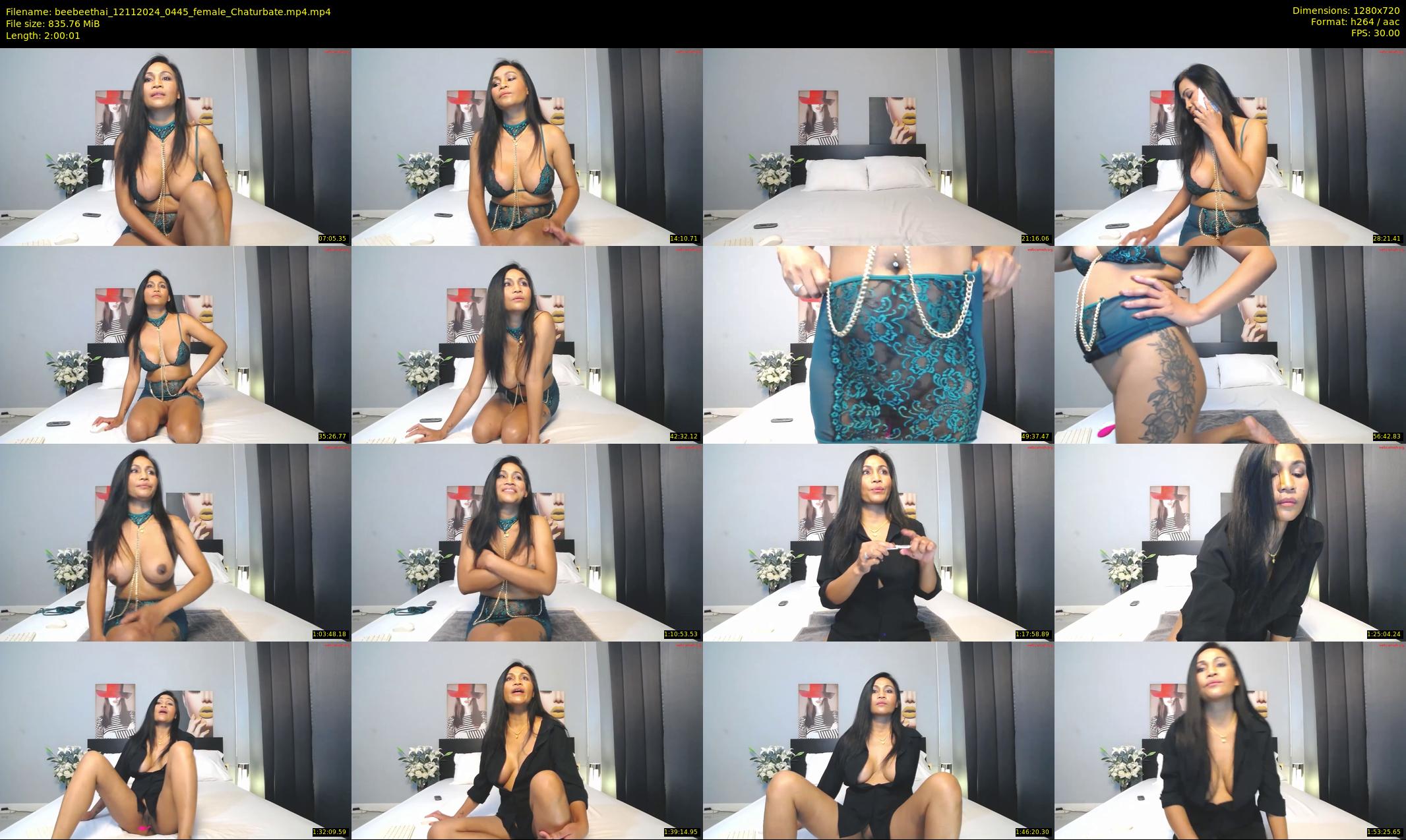 beebeethai — 121 minute Chaturbate female cam show recording, 720p, Nov 12, 2024