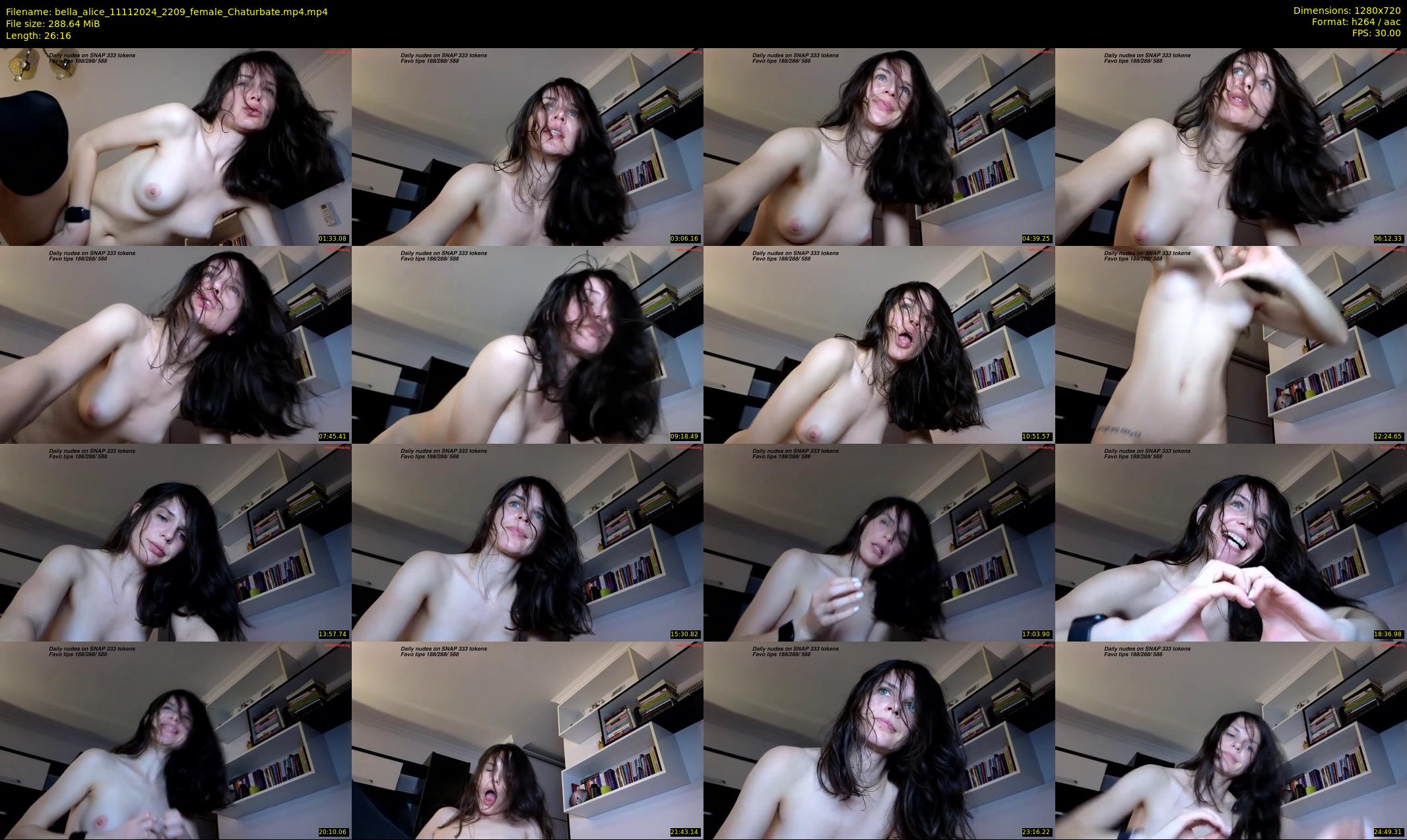 bella_alice — 27 minute Chaturbate female cam show recording, 720p, Nov 11, 2024