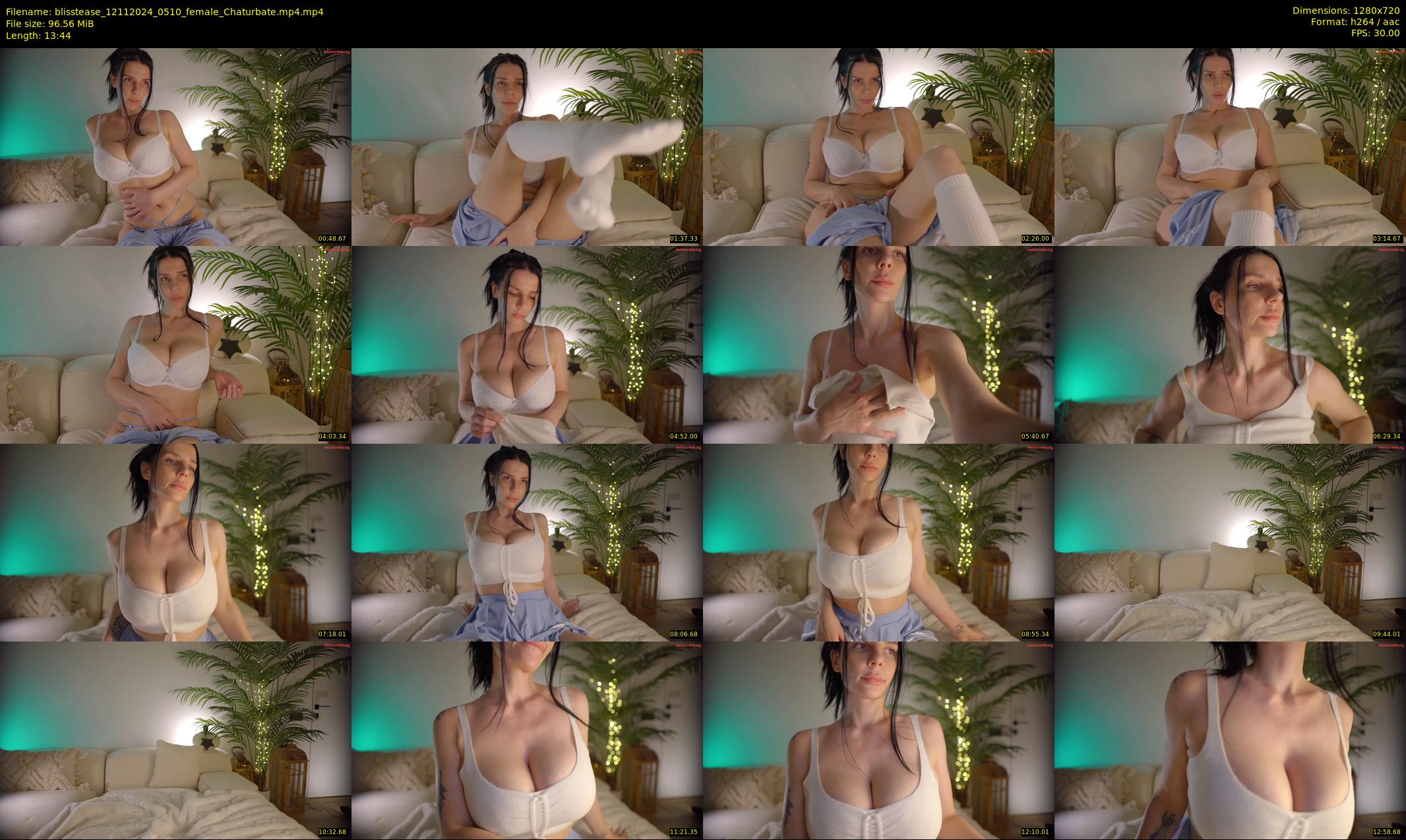 blisstease — 14 minute Chaturbate female cam show recording, 720p, Nov 12, 2024