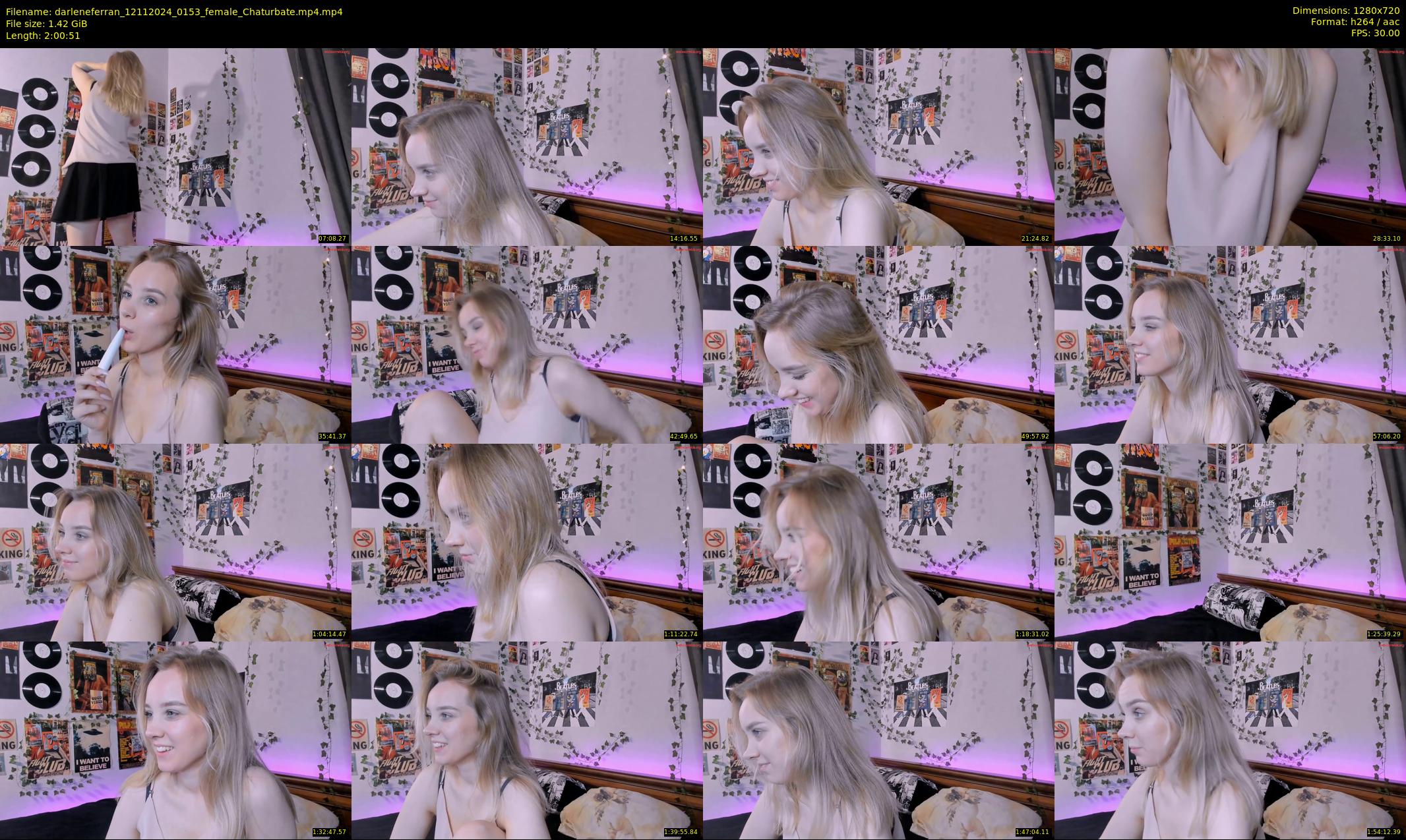 darleneferran — 121 minute Chaturbate female cam show recording, 720p, Nov 12, 2024