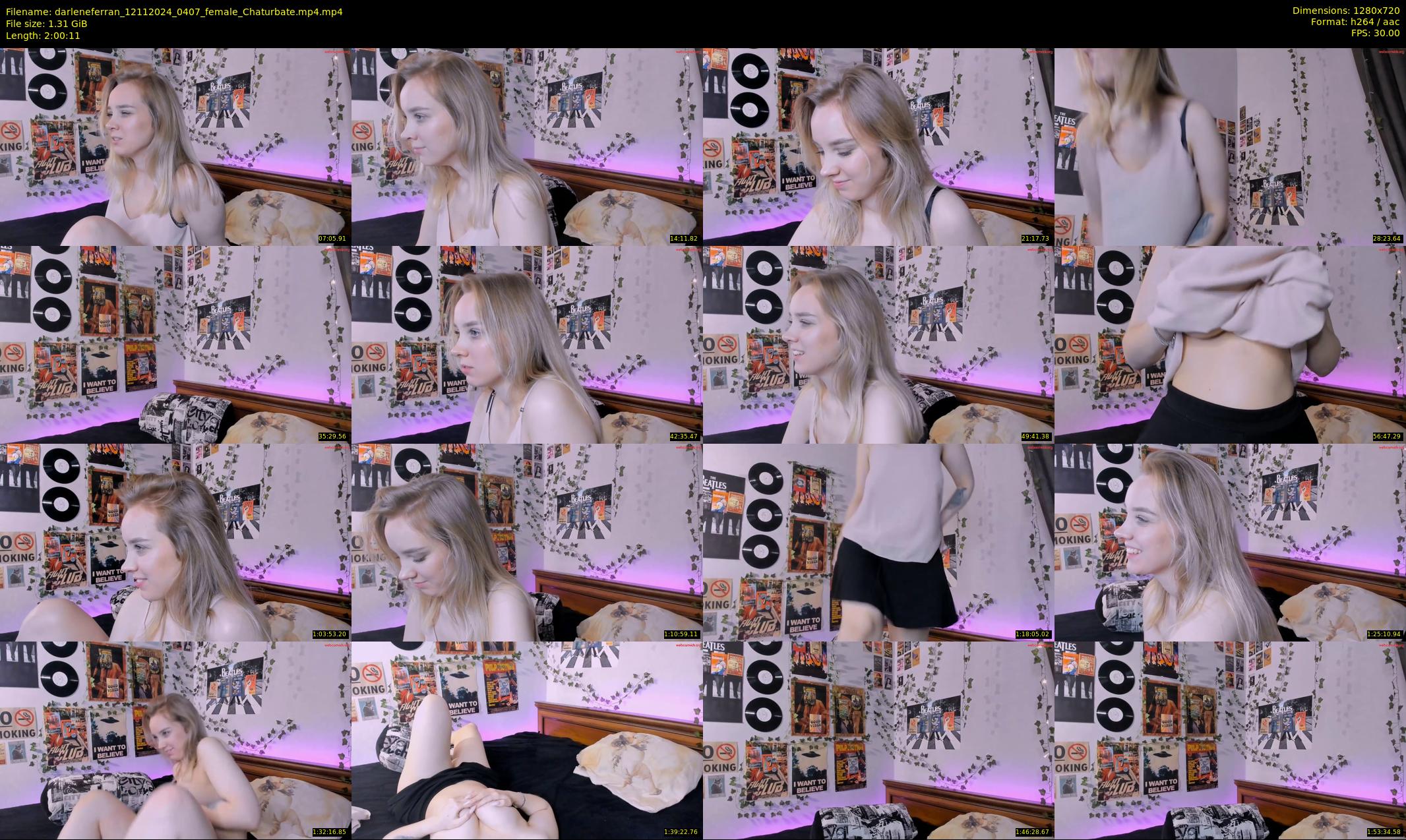 darleneferran — 121 minute Chaturbate female cam show recording, 720p, Nov 12, 2024