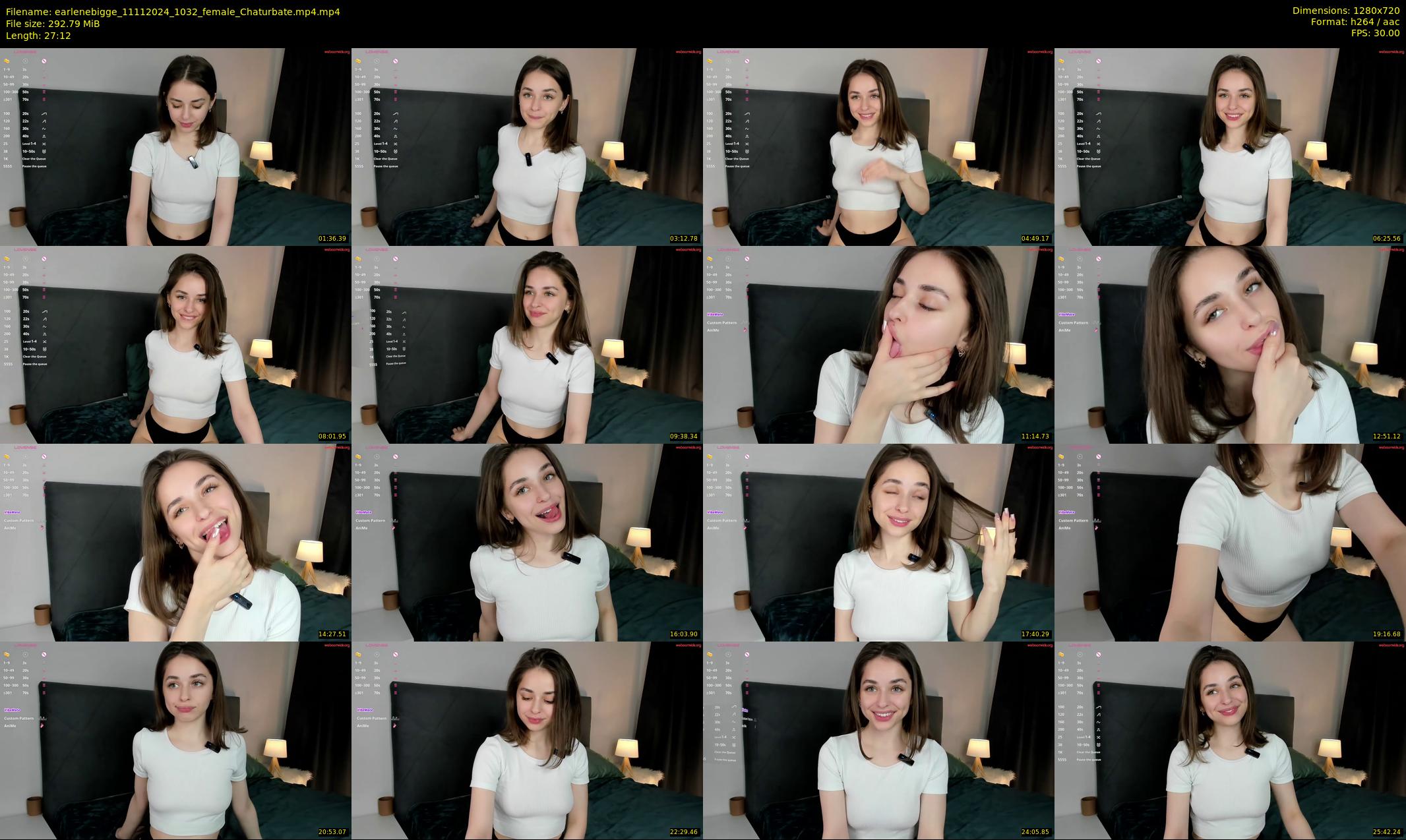 earlenebigge — 28 minute Chaturbate female cam show recording, 720p, Nov 11, 2024