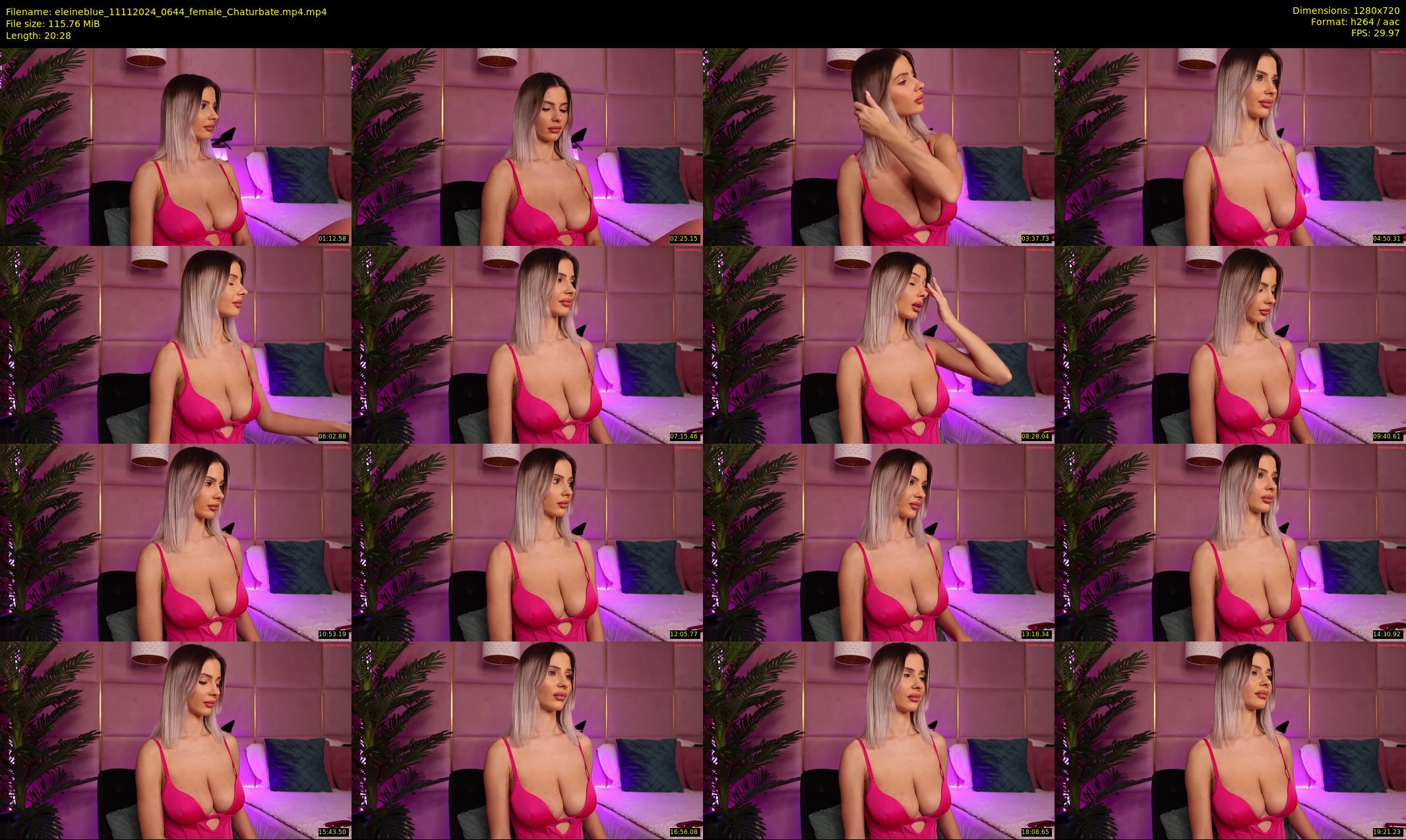 eleineblue — 21 minute Chaturbate female cam show recording, 720p, Nov 11, 2024