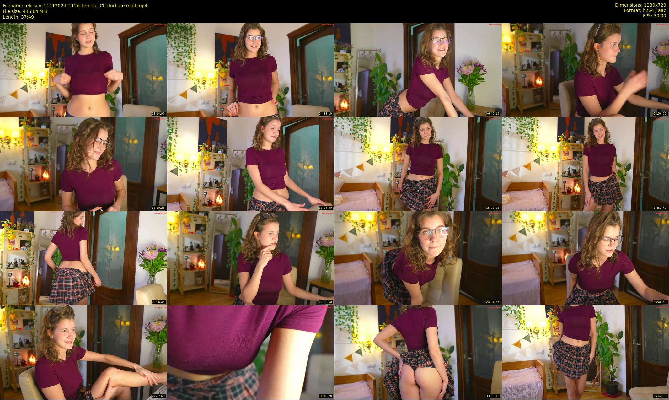 eli_sun — 38 minute Chaturbate female cam show recording, 720p, Nov 11, 2024