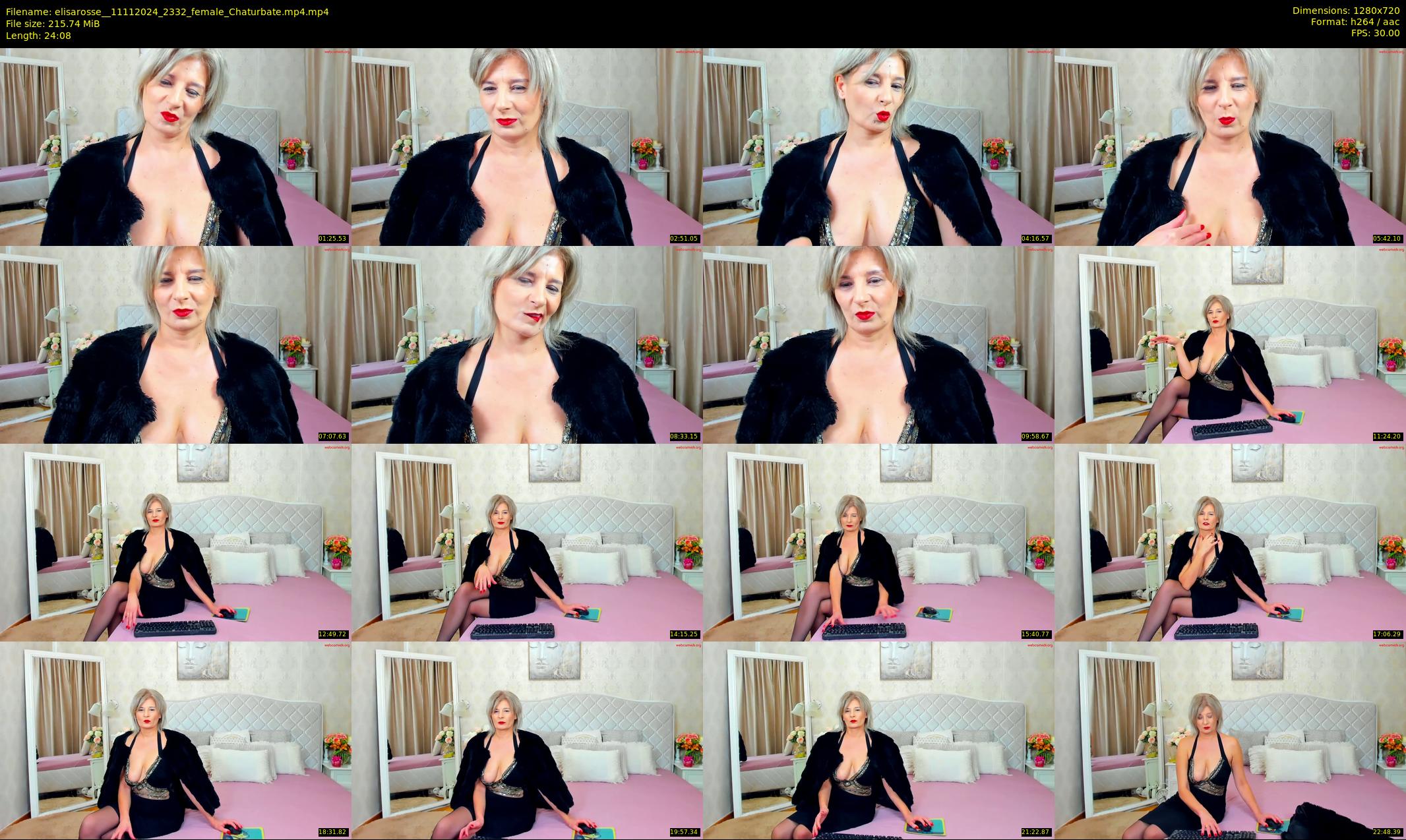 elisarosse_ — 25 minute Chaturbate female cam show recording, 720p, Nov 11, 2024