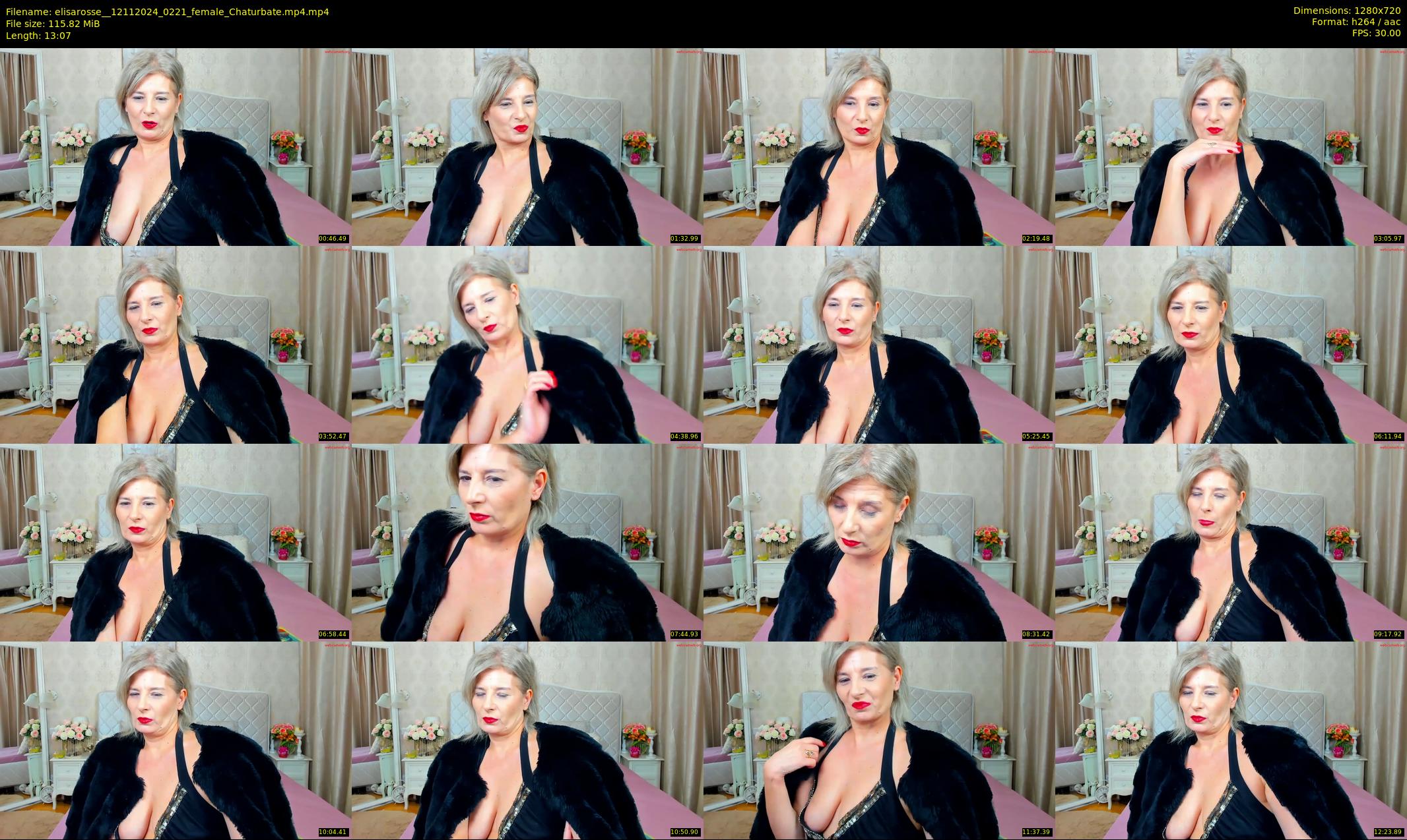 elisarosse_ — 14 minute Chaturbate female cam show recording, 720p, Nov 12, 2024
