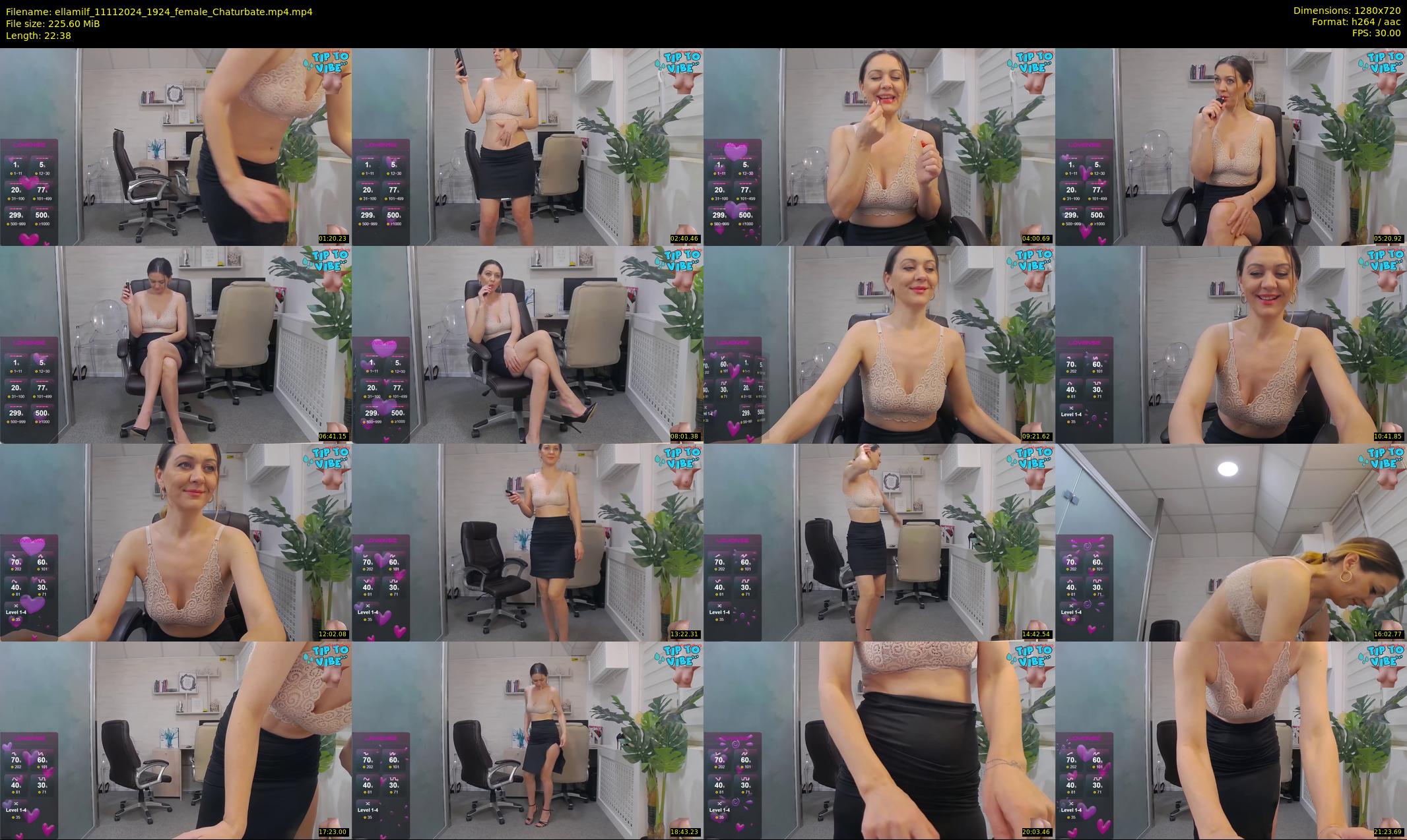ellamilf — 23 minute Chaturbate female cam show recording, 720p, Nov 11, 2024