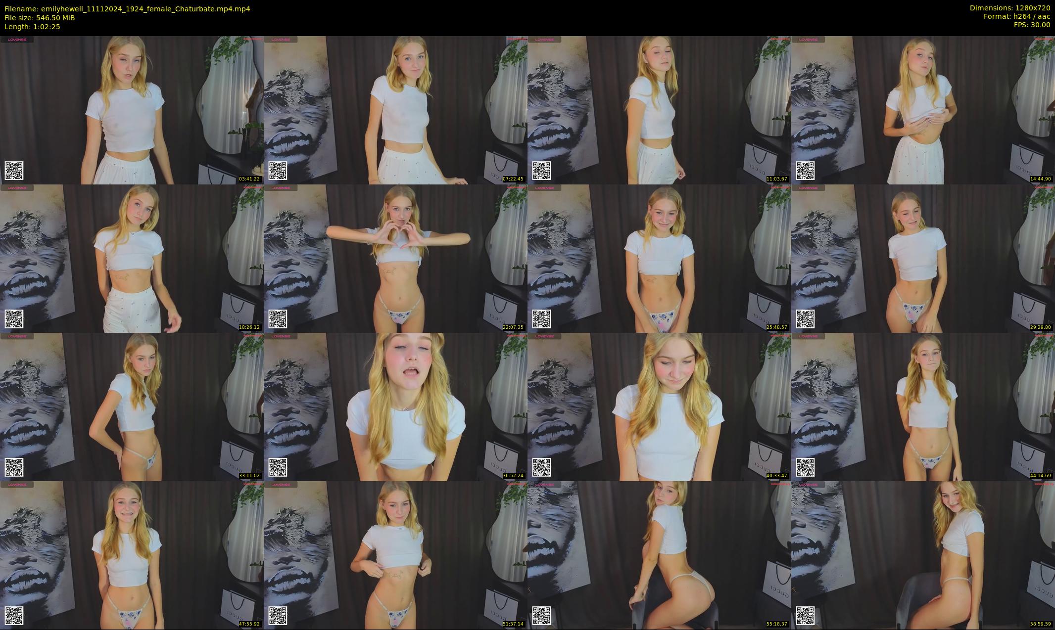 emilyhewell — 63 minute Chaturbate female cam show recording, 720p, Nov 11, 2024