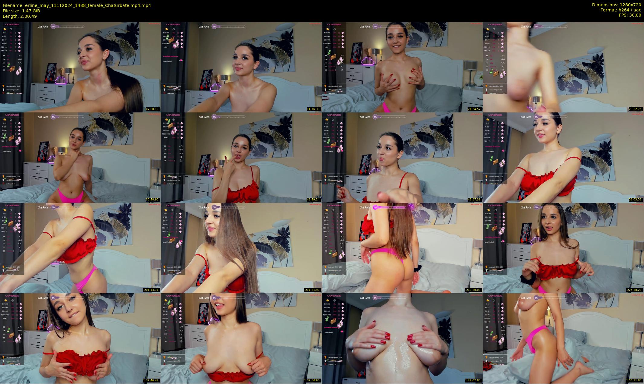 erline_may — 121 minute Chaturbate female cam show recording, 720p, Nov 11, 2024