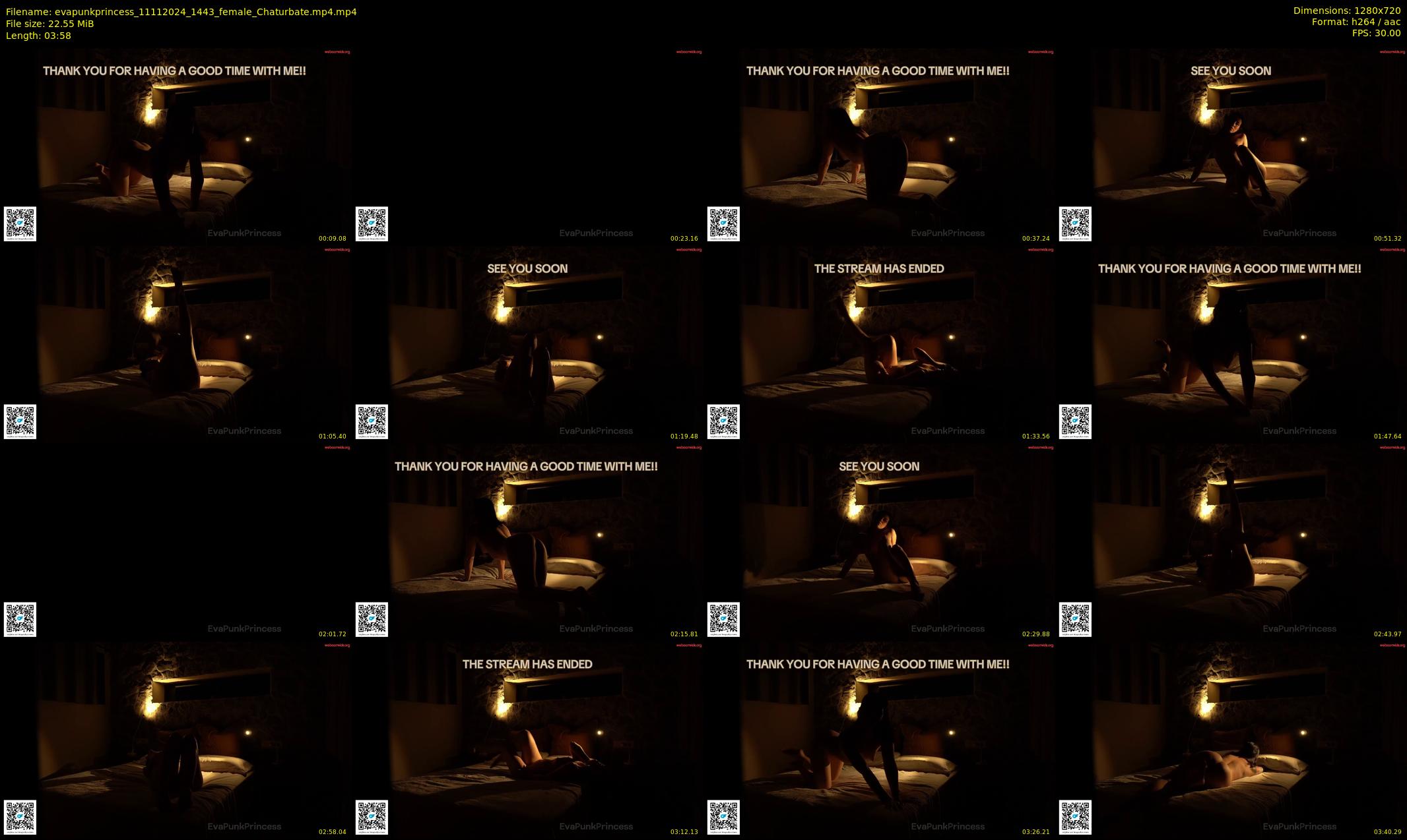 evapunkprincess — 4 minute Chaturbate female cam show recording, 720p, Nov 11, 2024