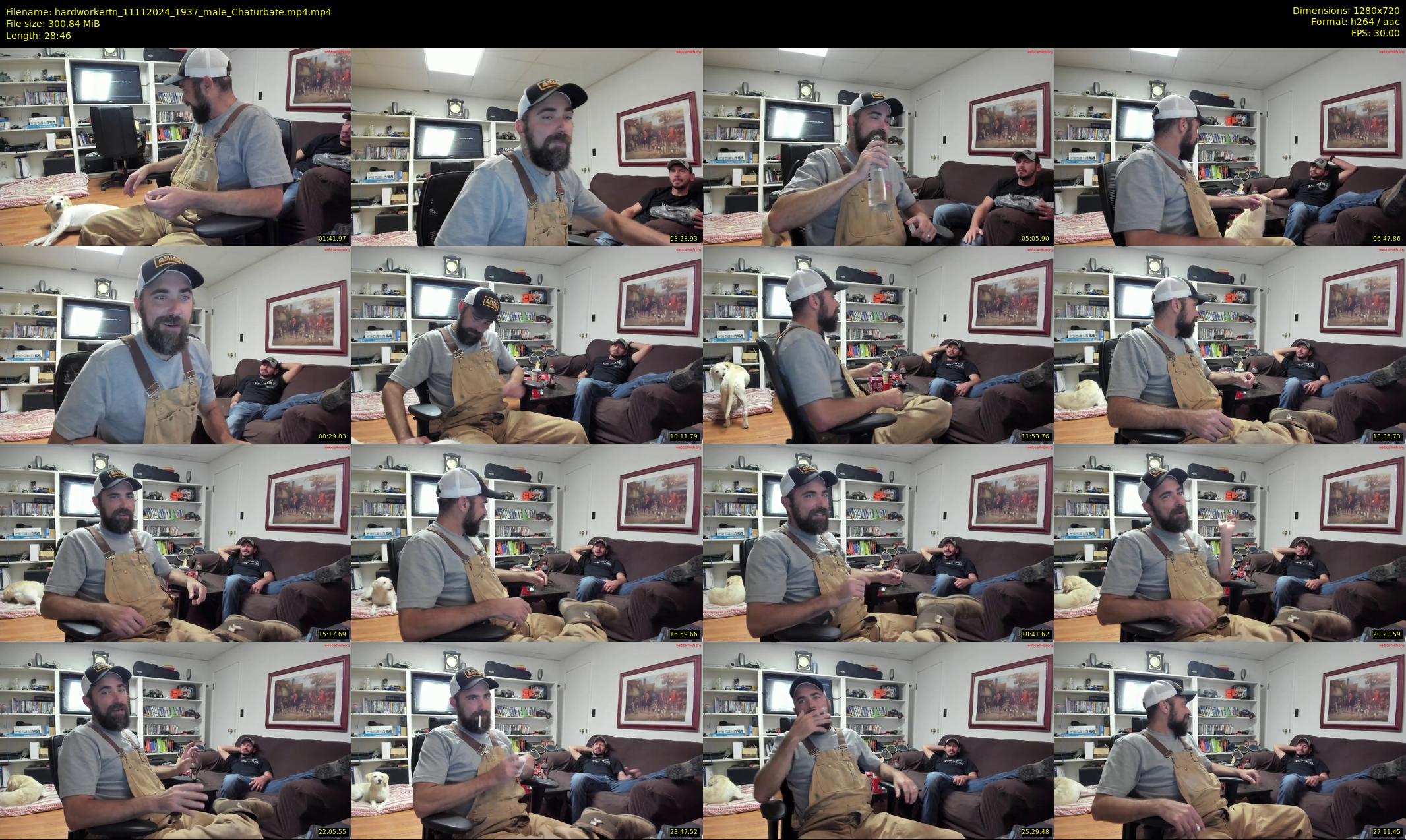 hardworkertn — 29 minute Chaturbate male cam show recording, 720p, Nov 11, 2024