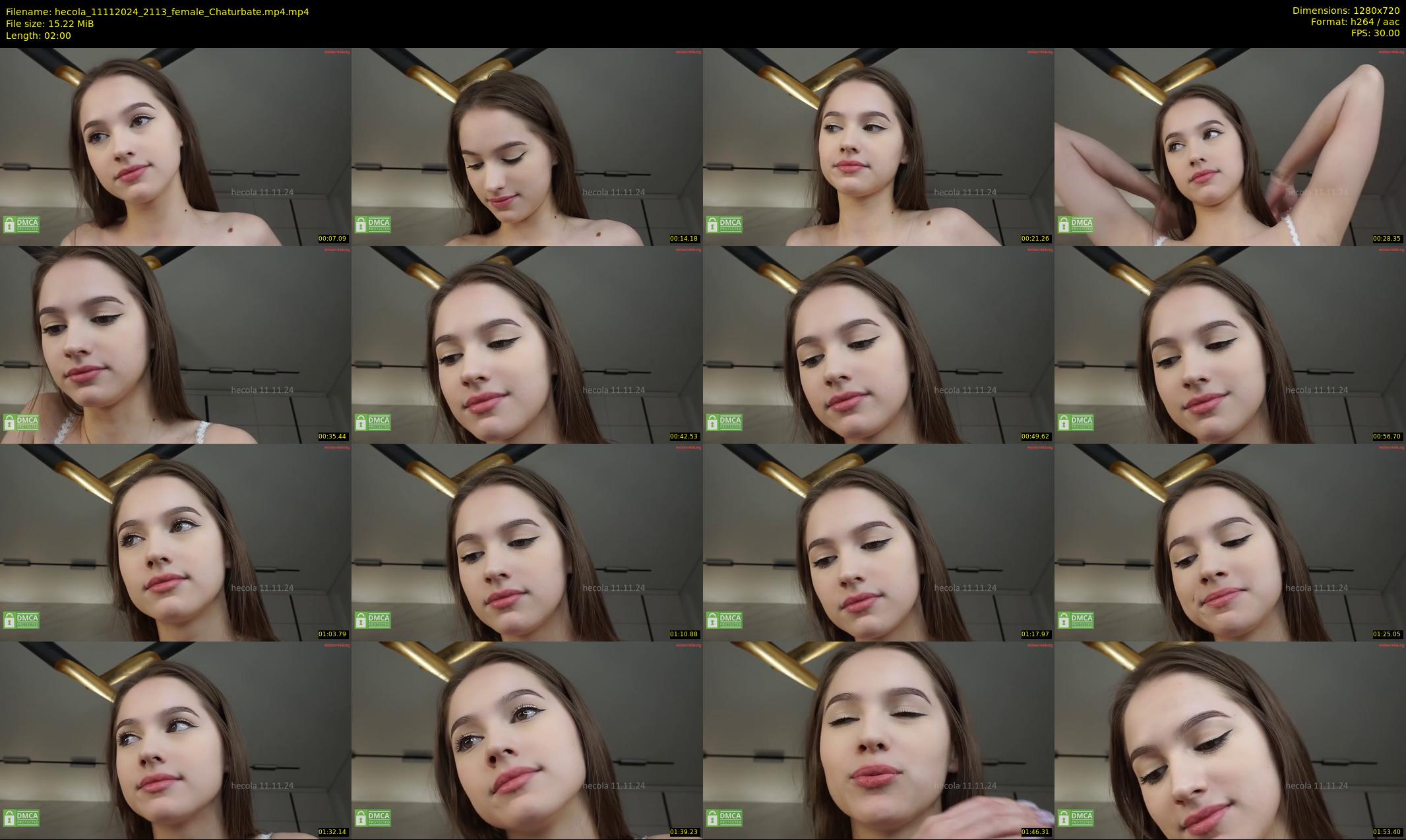 hecola — 2 minute Chaturbate female cam show recording, 720p, Nov 11, 2024