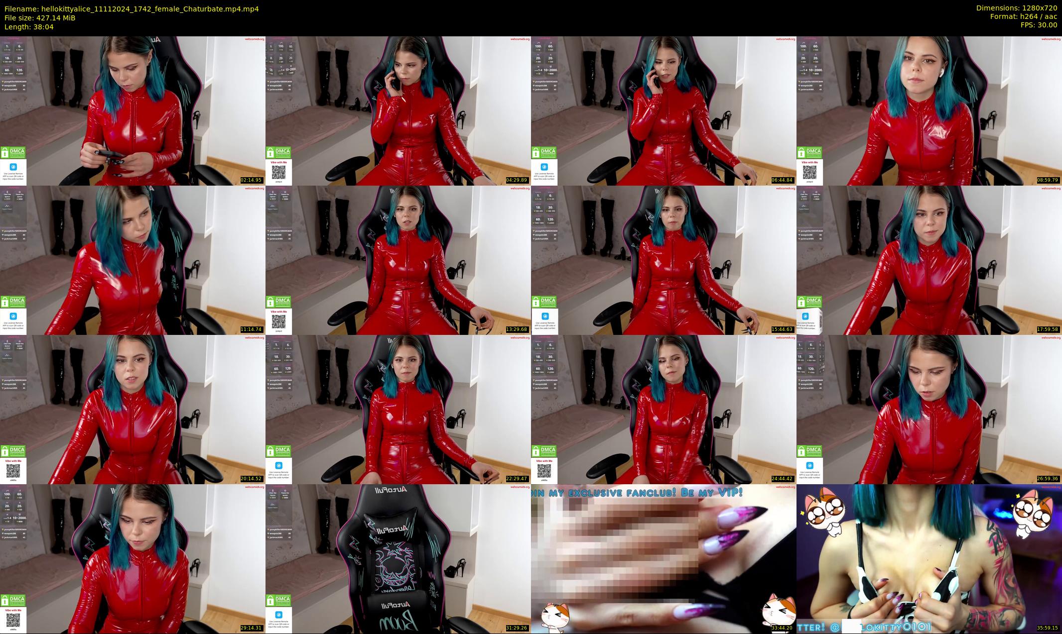 hellokittyalice — 39 minute Chaturbate female cam show recording, 720p, Nov 11, 2024