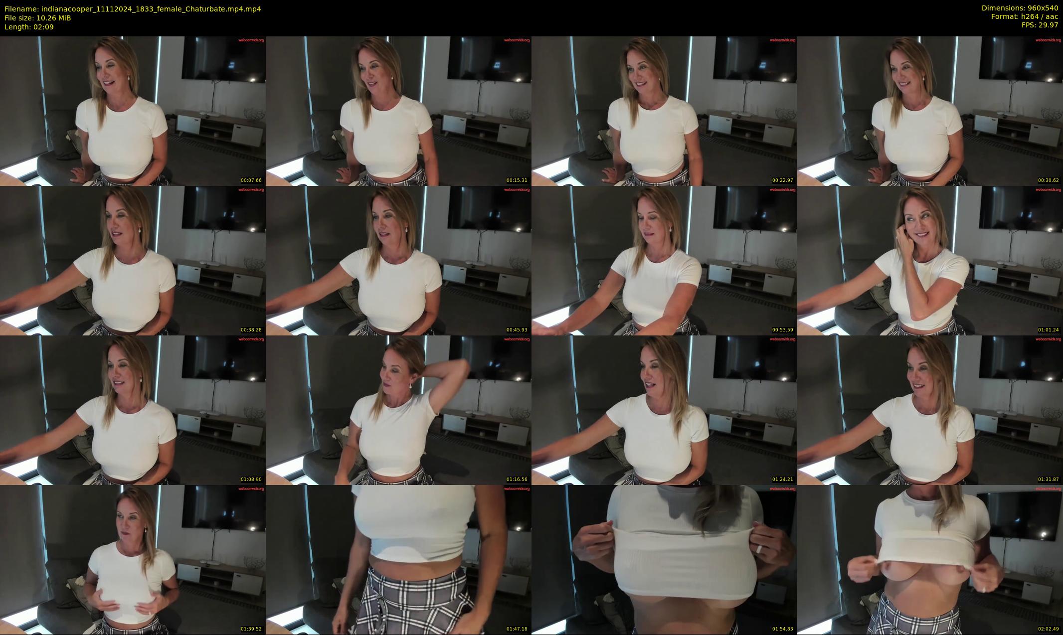 indianacooper — 3 minute Chaturbate female cam show recording, 480p, Nov 11, 2024