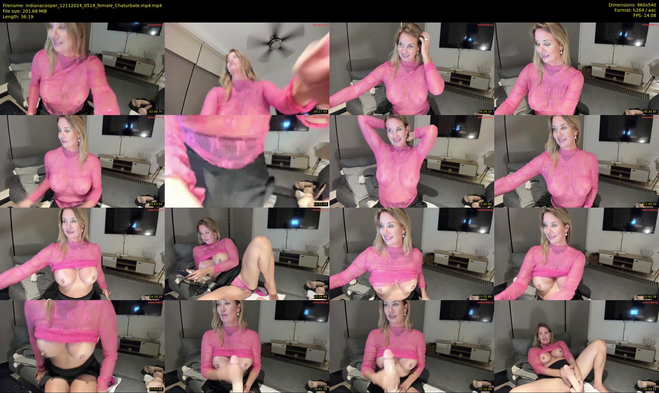 indianacooper — 37 minute Chaturbate female cam show recording, 480p, Nov 12, 2024
