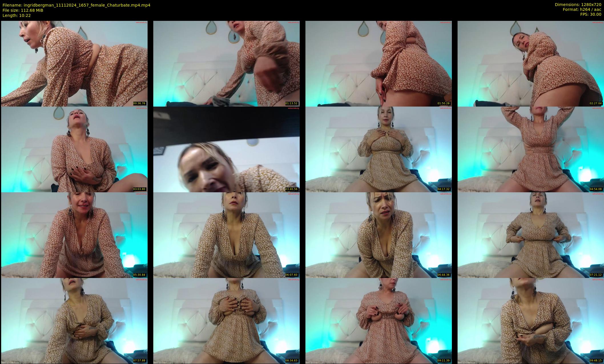 ingridbergman — 11 minute Chaturbate female cam show recording, 720p, Nov 11, 2024