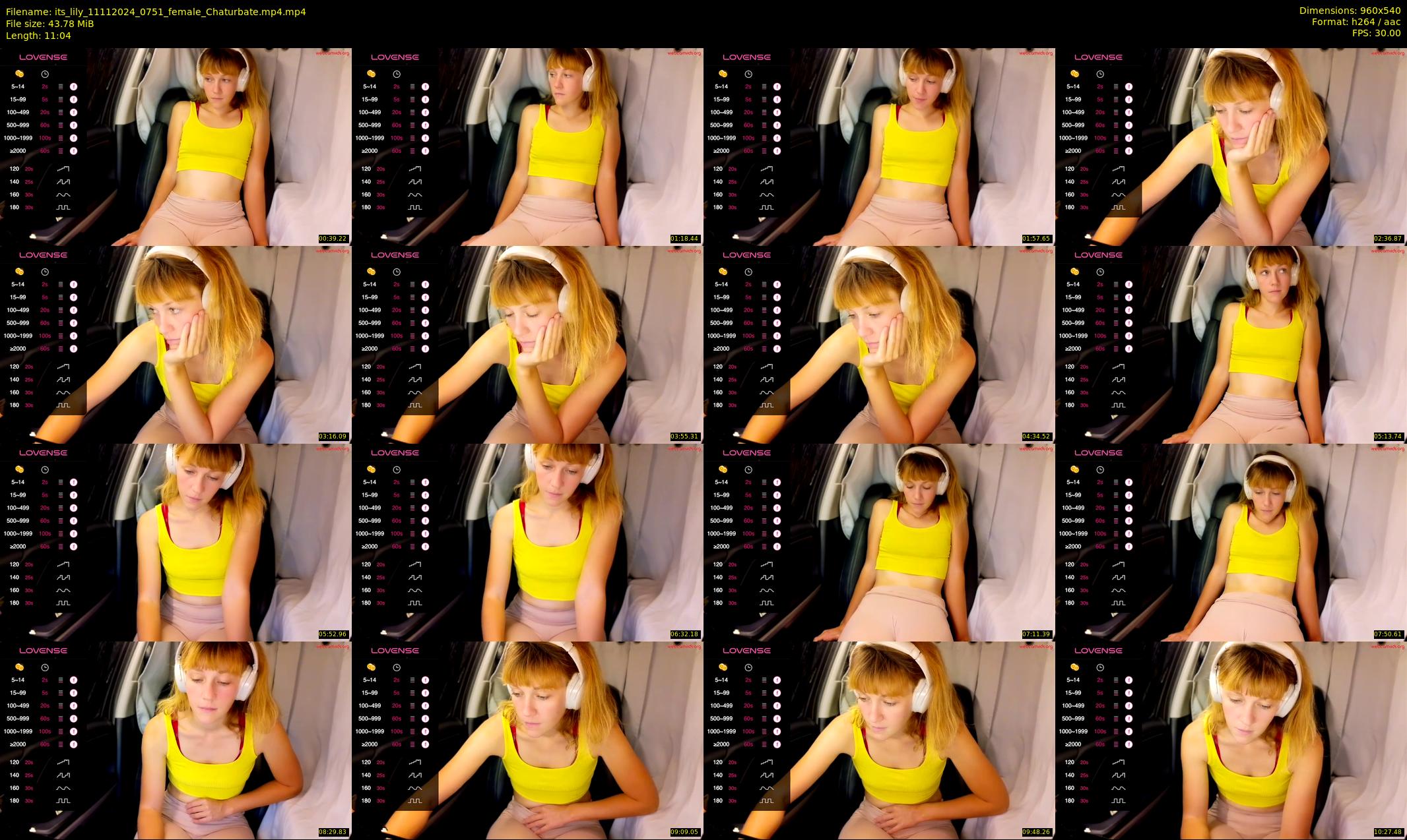 its_lily — 12 minute Chaturbate female cam show recording, 480p, Nov 11, 2024