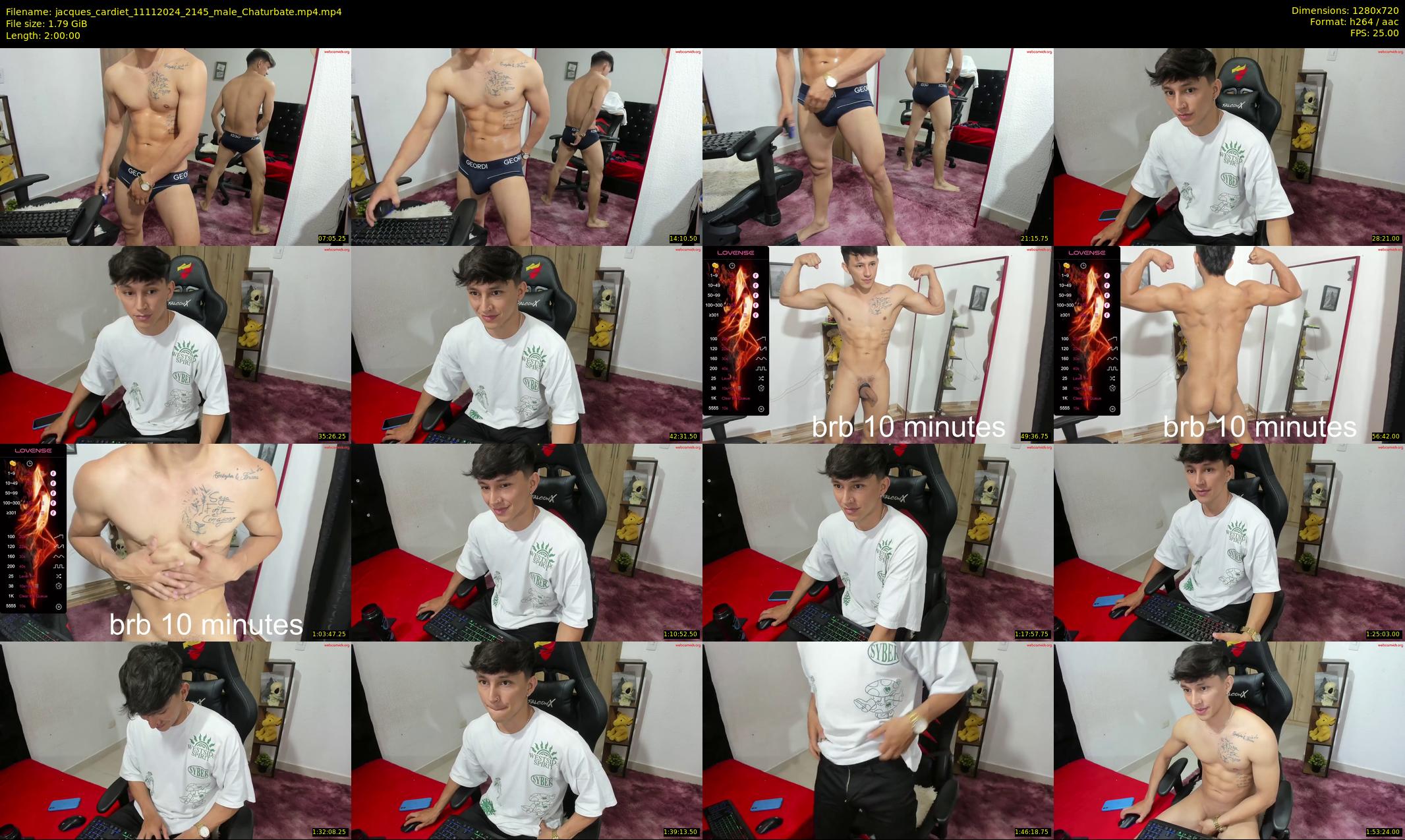 jacques_cardiet — 120 minute Chaturbate male cam show recording, 720p, Nov 11, 2024