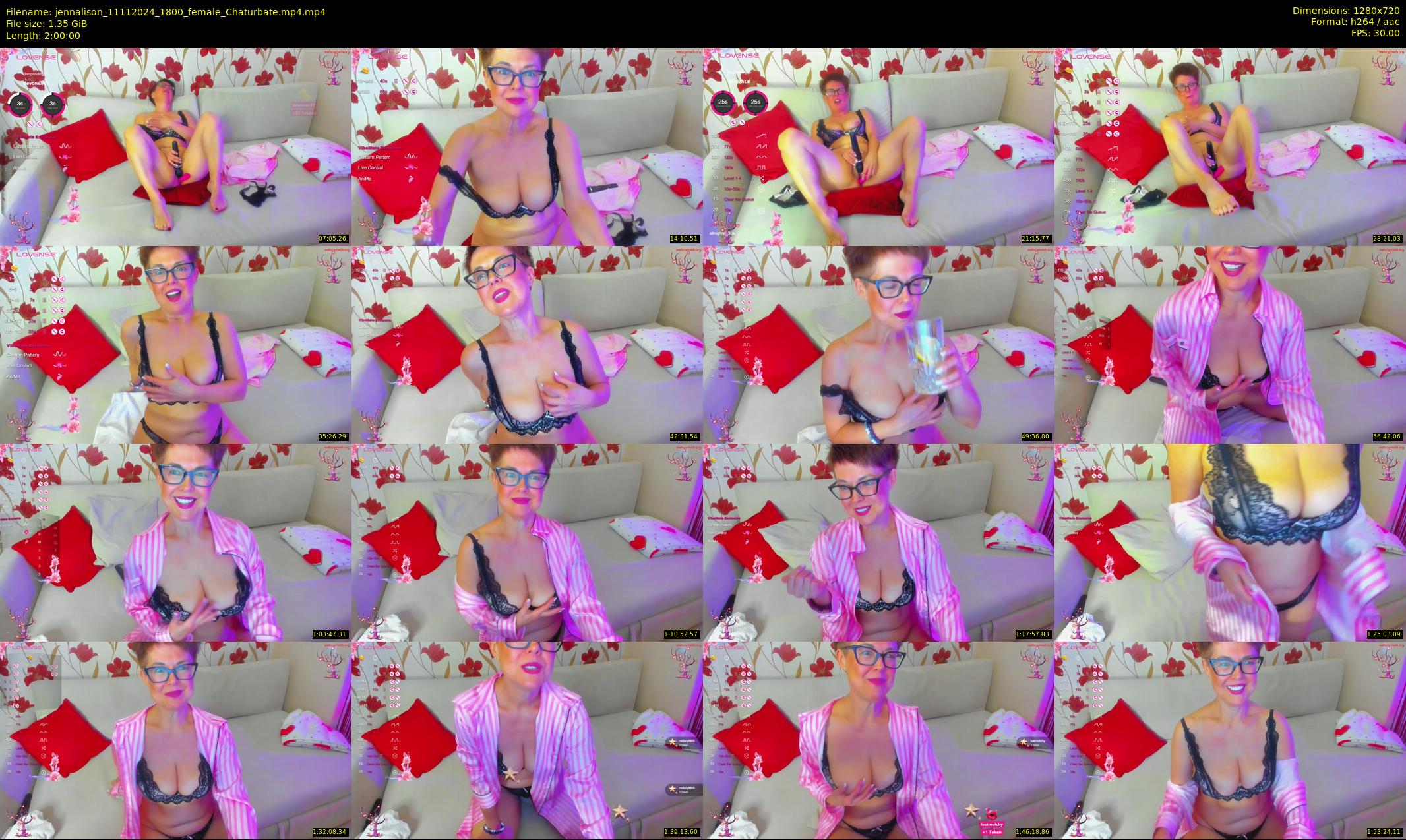 jennalison — 120 minute Chaturbate female cam show recording, 720p, Nov 11, 2024