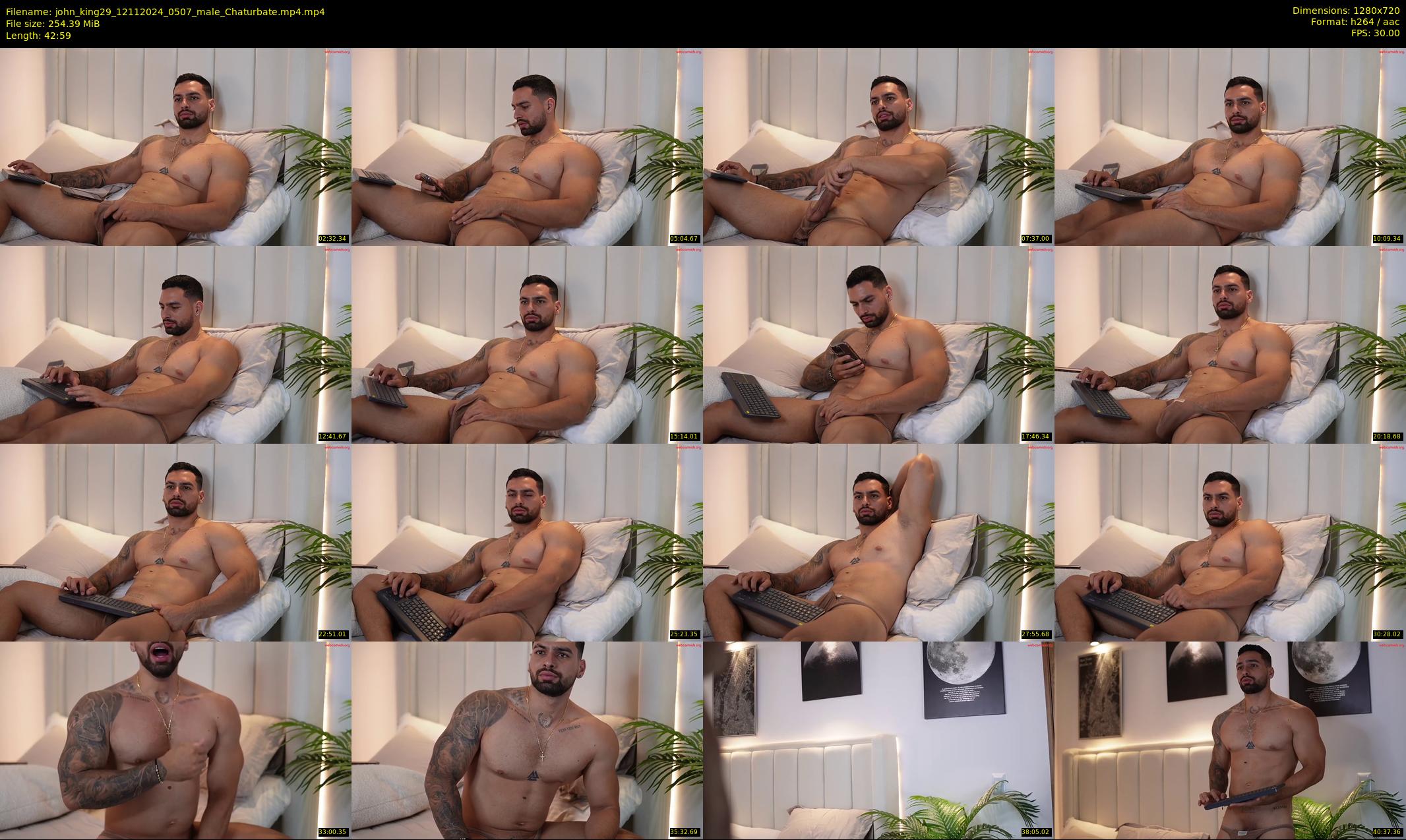 john_king29 — 43 minute Chaturbate male cam show recording, 720p, Nov 12, 2024