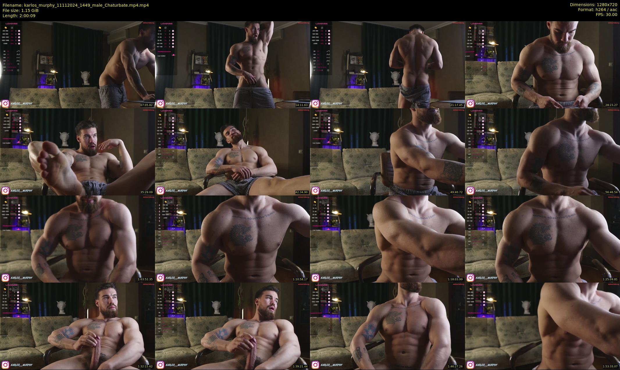 karlos_murphy — 121 minute Chaturbate male cam show recording, 720p, Nov 11, 2024