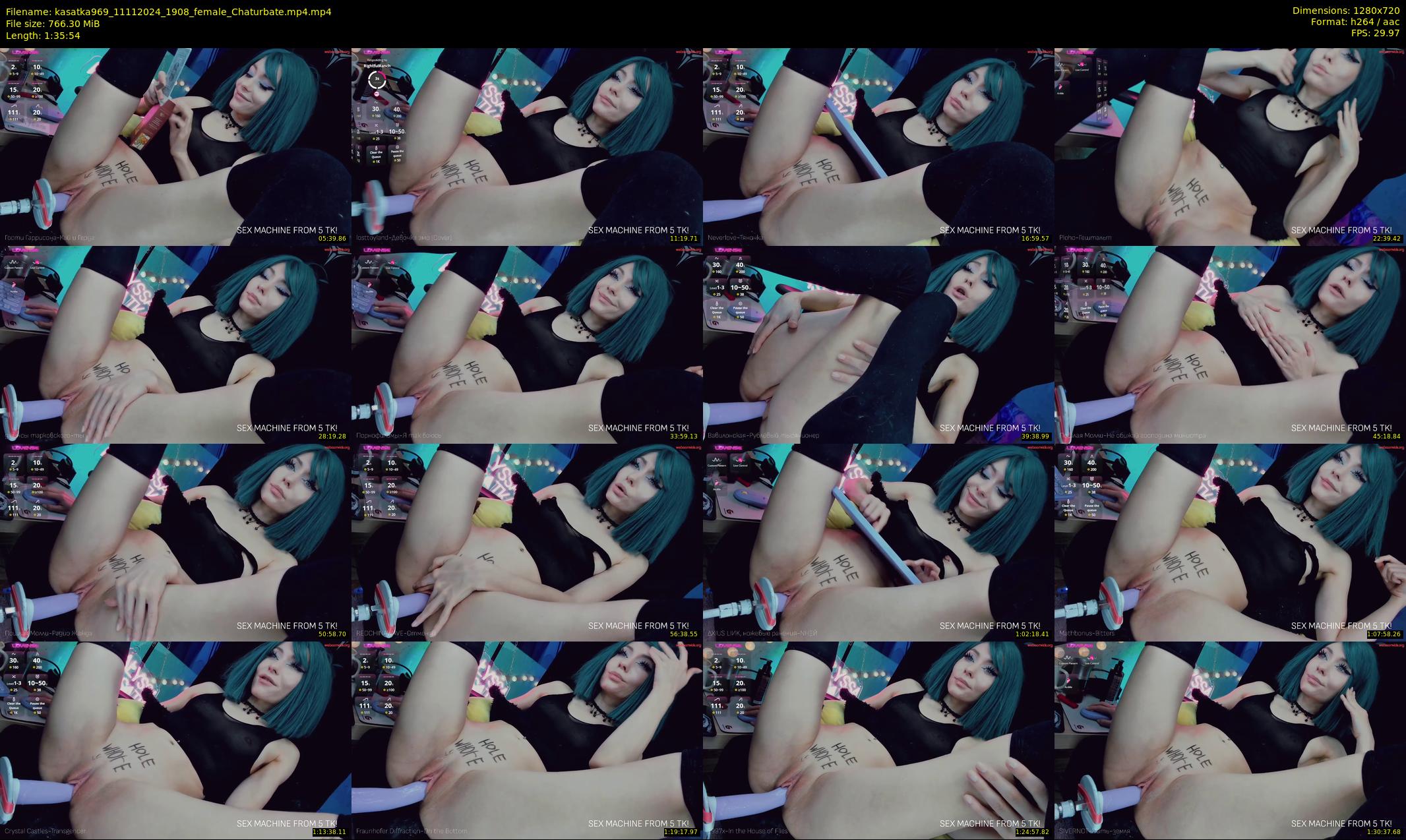kasatka969 — 96 minute Chaturbate female cam show recording, 720p, Nov 11, 2024