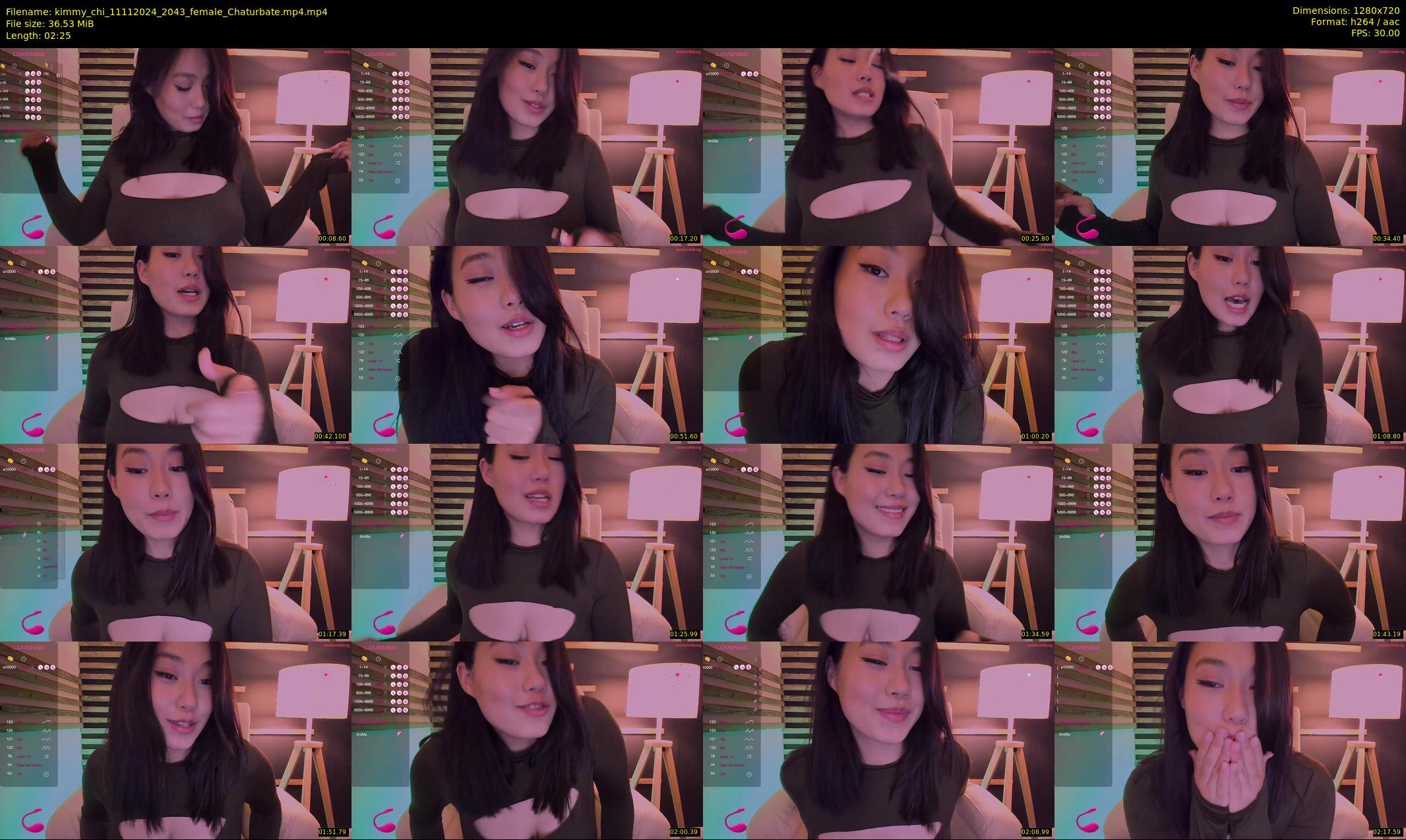 kimmy_chi — 3 minute Chaturbate female cam show recording, 720p, Nov 11, 2024