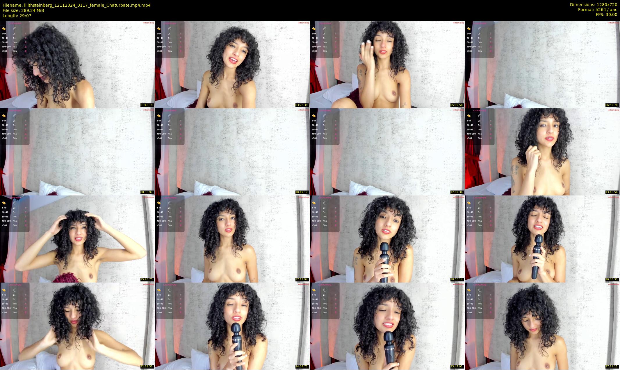 lilithsteinberg — 30 minute Chaturbate female cam show recording, 720p, Nov 12, 2024