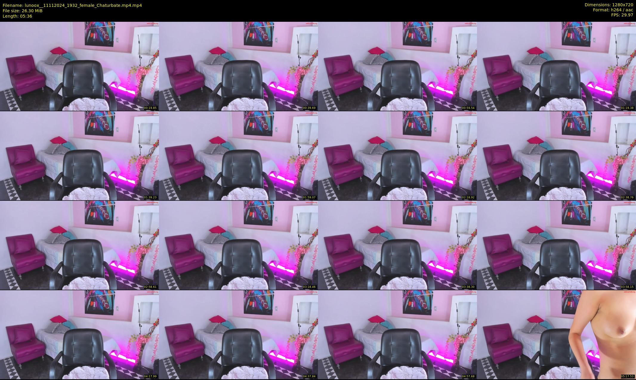 lunoox_ — 6 minute Chaturbate female cam show recording, 720p, Nov 11, 2024