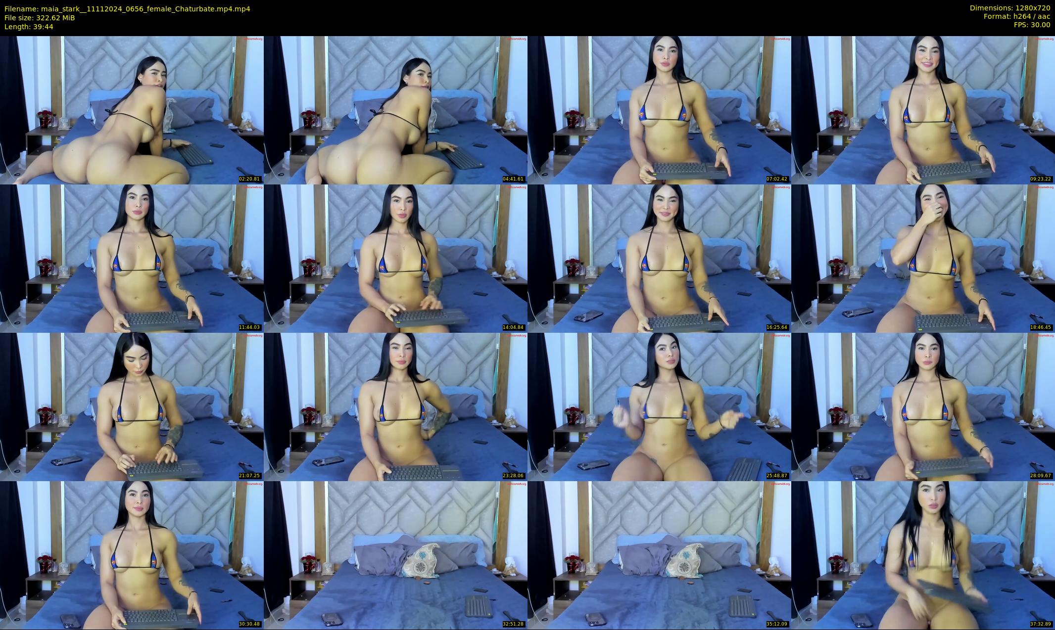 maia_stark_ — 40 minute Chaturbate female cam show recording, 720p, Nov 11, 2024