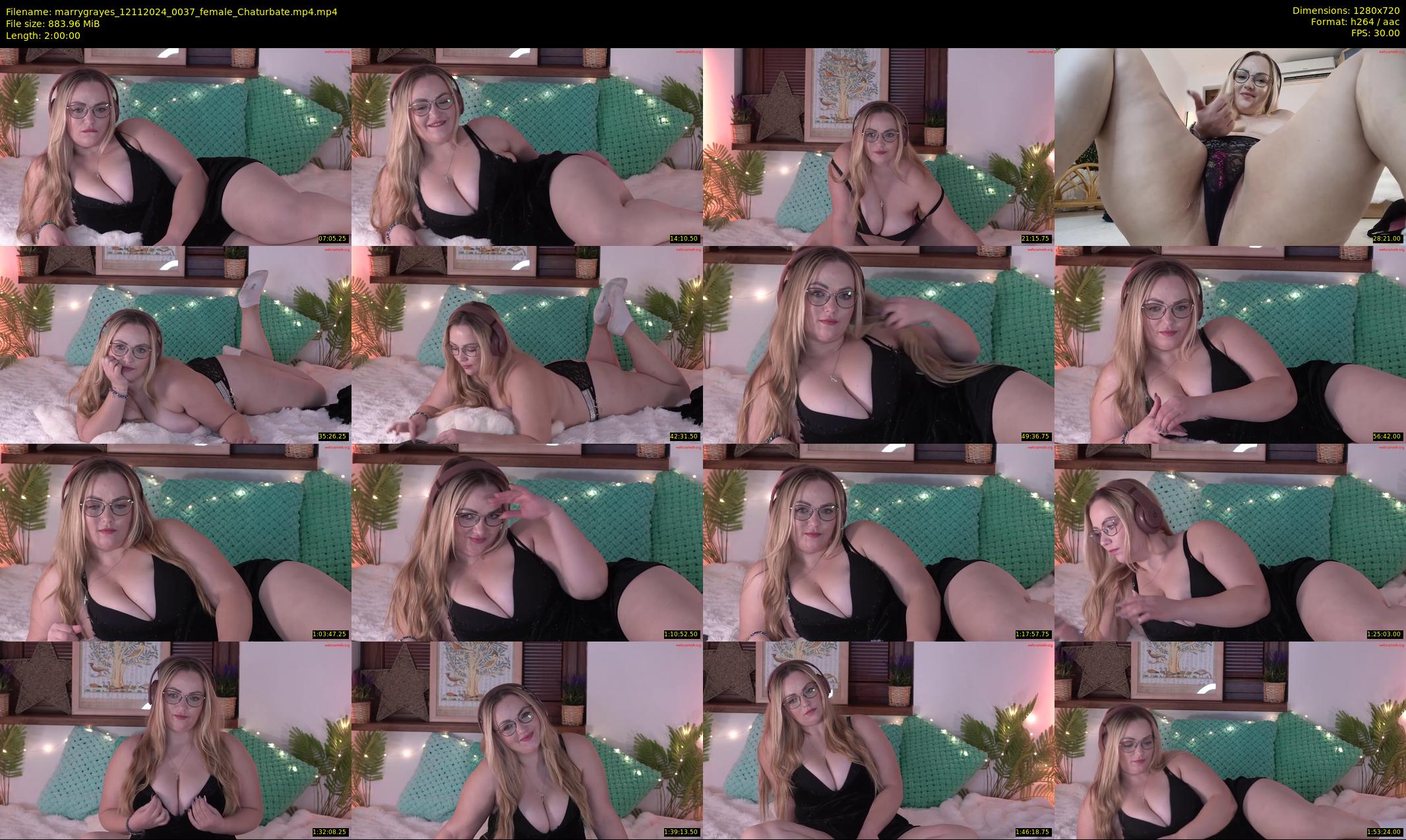 marrygrayes — 120 minute Chaturbate female cam show recording, 720p, Nov 12, 2024