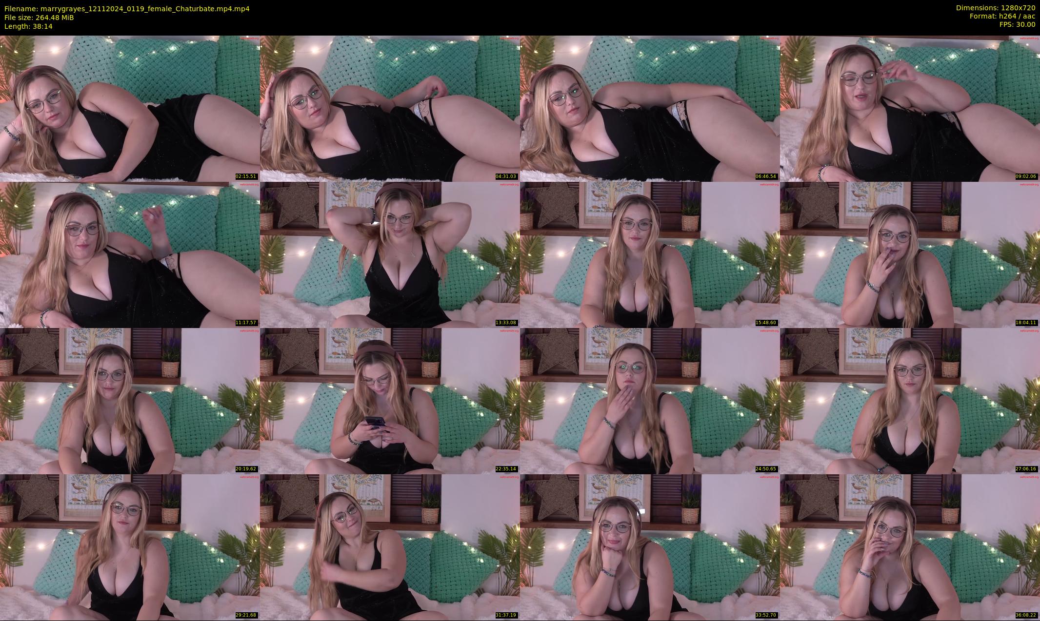 marrygrayes — 39 minute Chaturbate female cam show recording, 720p, Nov 12, 2024