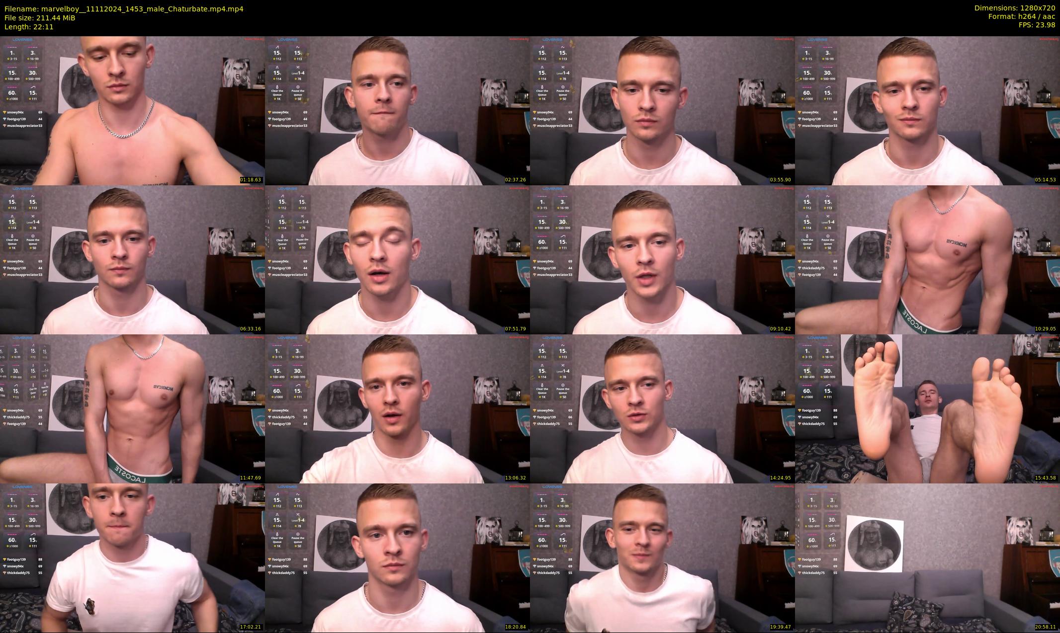 marvelboy_ — 23 minute Chaturbate male cam show recording, 720p, Nov 11, 2024