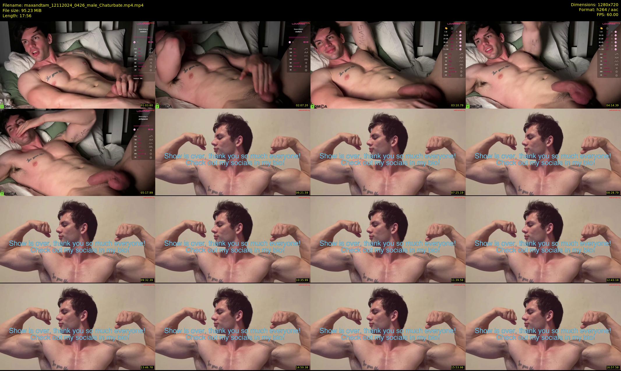 maxandtam — 18 minute Chaturbate couple cam show recording, 720p, Nov 12, 2024