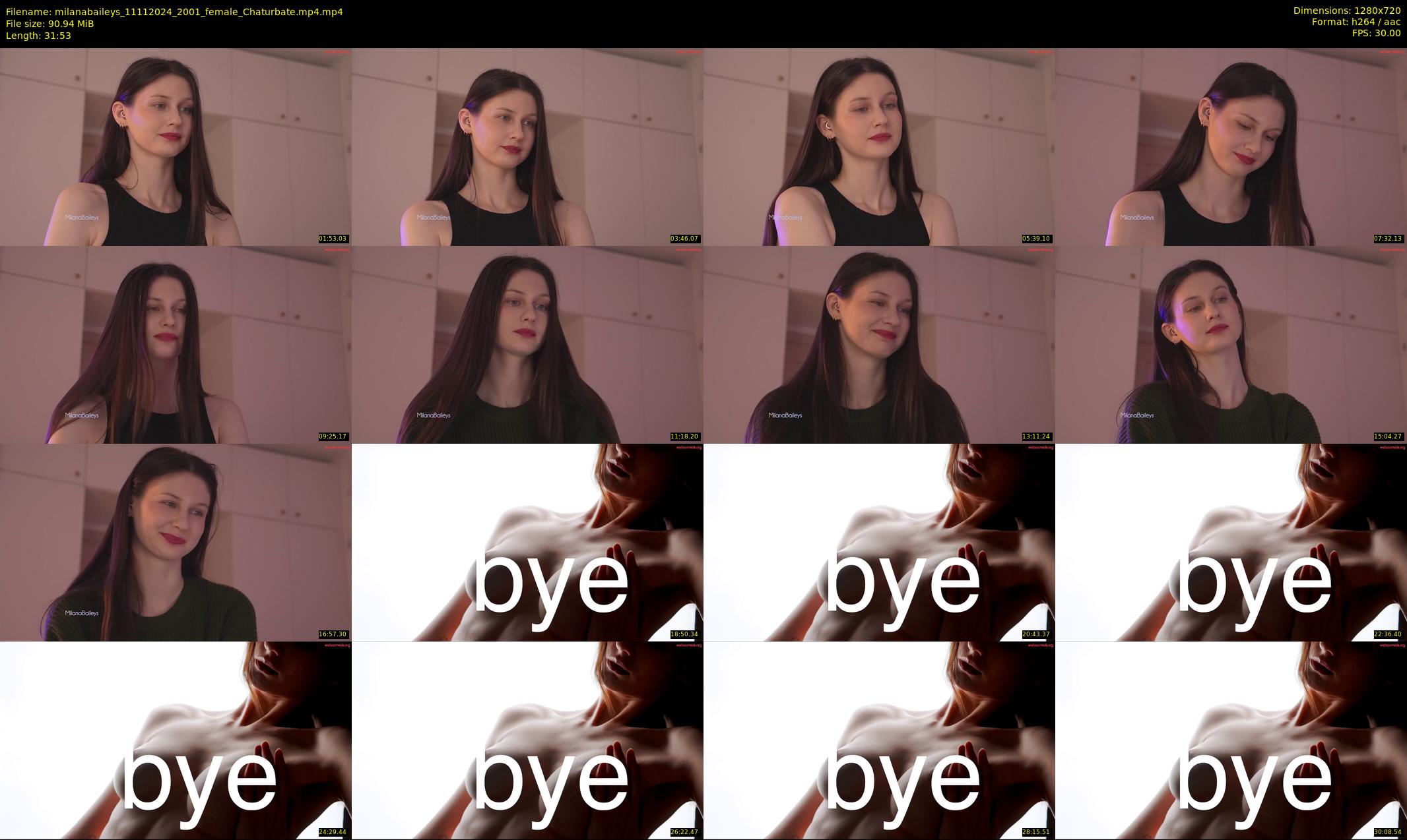 milanabaileys — 32 minute Chaturbate female cam show recording, 720p, Nov 11, 2024