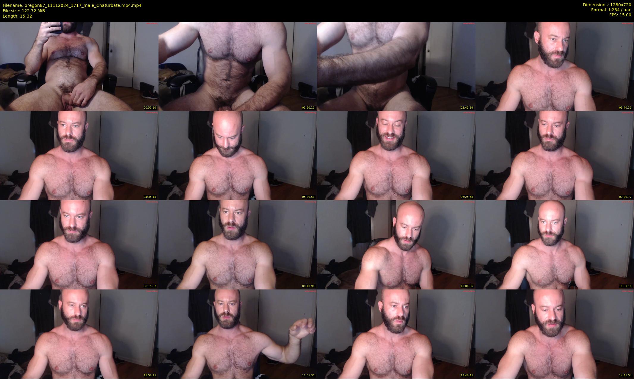 oregon87 — 16 minute Chaturbate male cam show recording, 720p, Nov 11, 2024