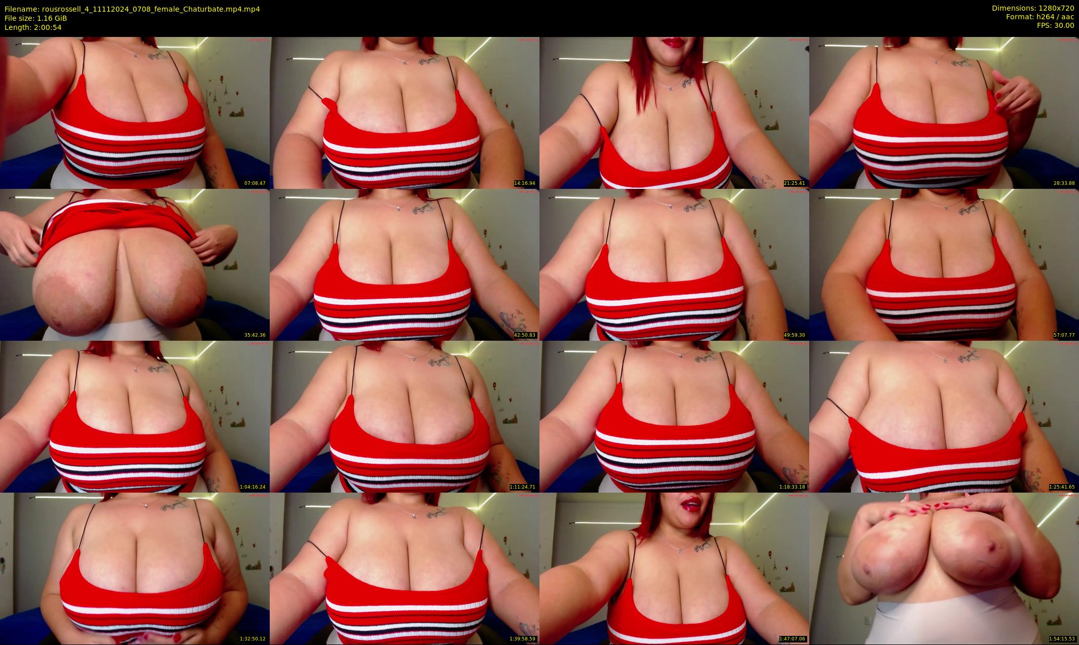 rousrossell_4 — 121 minute Chaturbate female cam show recording, 720p, Nov 11, 2024