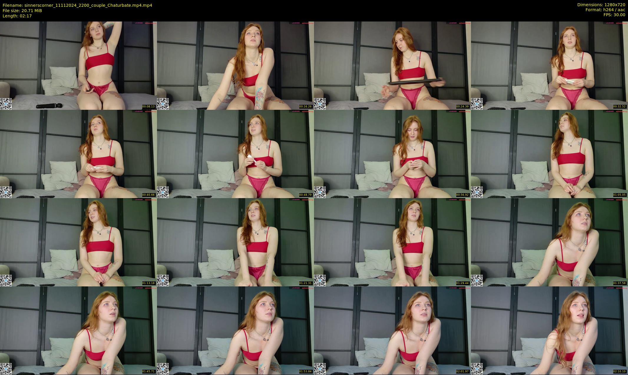 sinnerscorner — 3 minute Chaturbate couple cam show recording, 720p, Nov 11, 2024