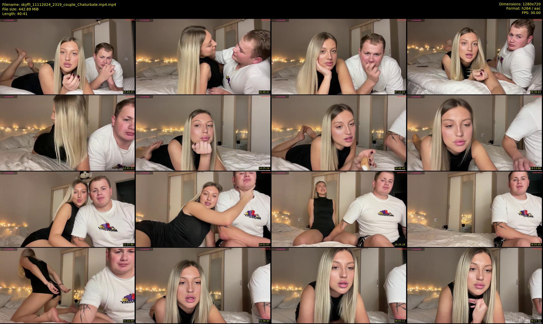 skyffi — 41 minute Chaturbate couple cam show recording, 720p, Nov 11, 2024