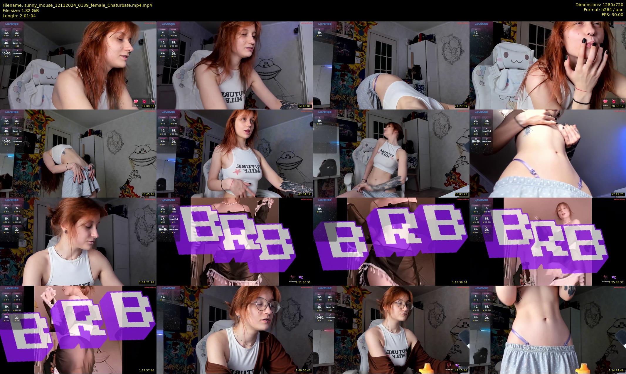 sunny_mouse — 122 minute Chaturbate female cam show recording, 720p, Nov 12, 2024