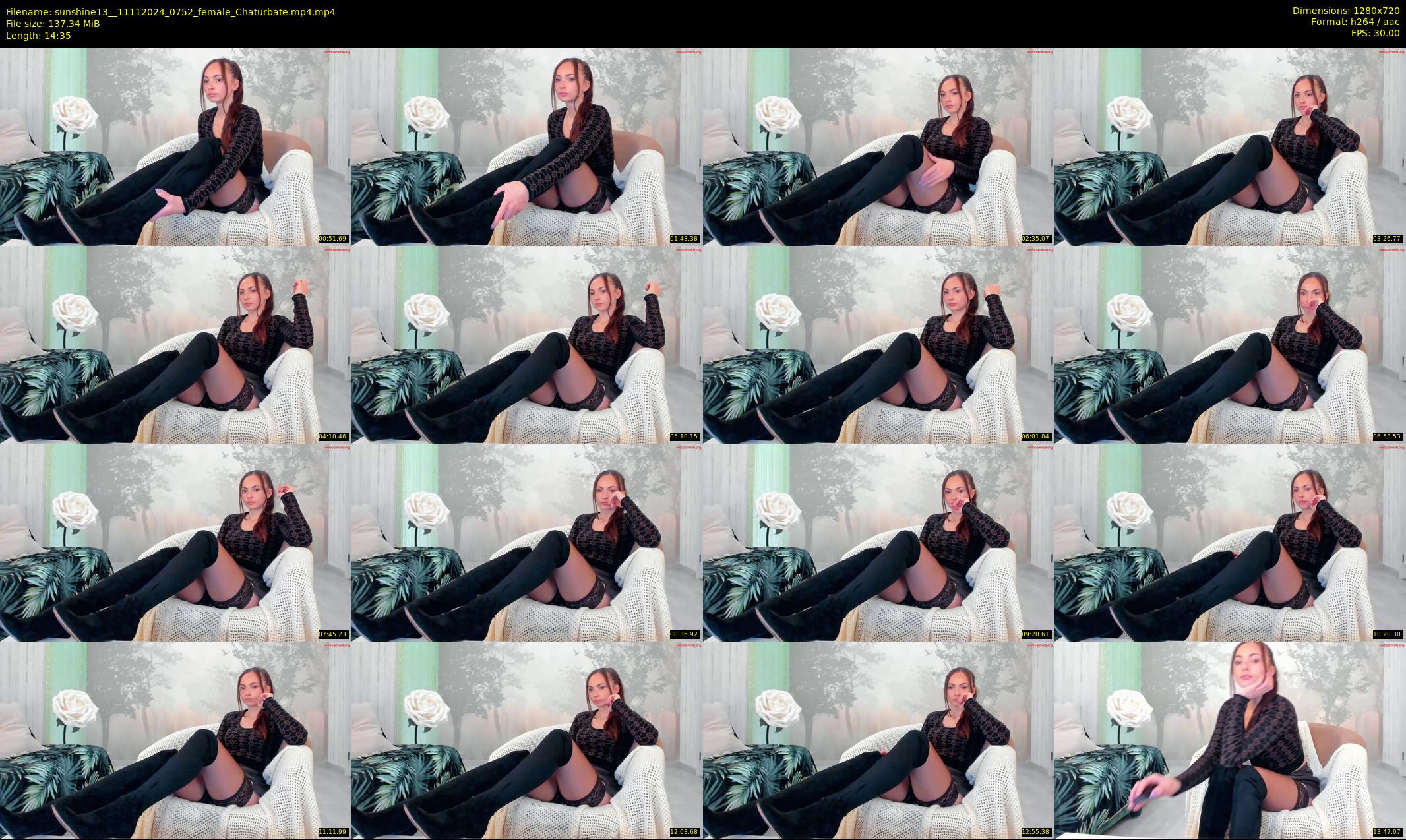 sunshine13_ — 15 minute Chaturbate female cam show recording, 720p, Nov 11, 2024