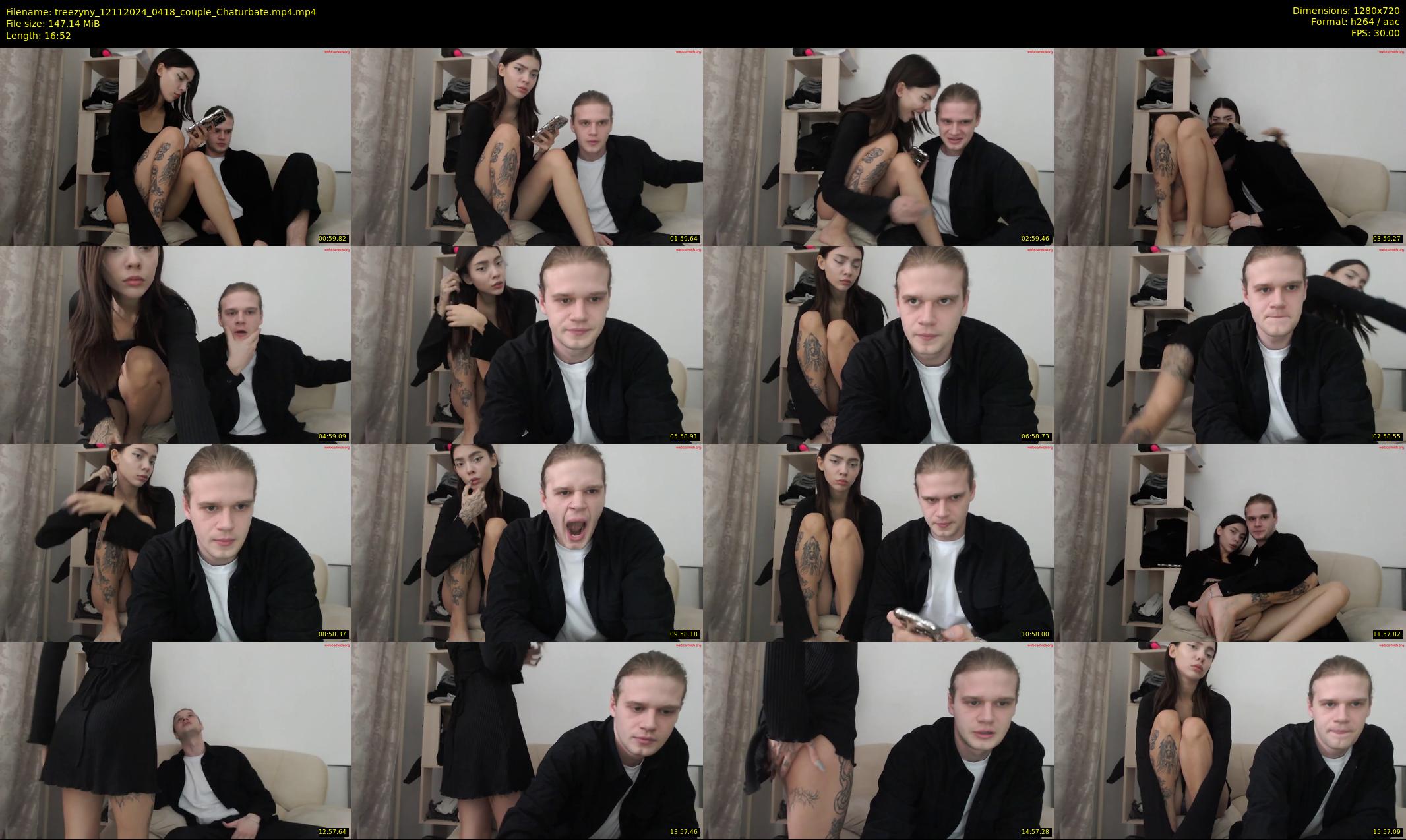 treezyny — 17 minute Chaturbate couple cam show recording, 720p, Nov 12, 2024