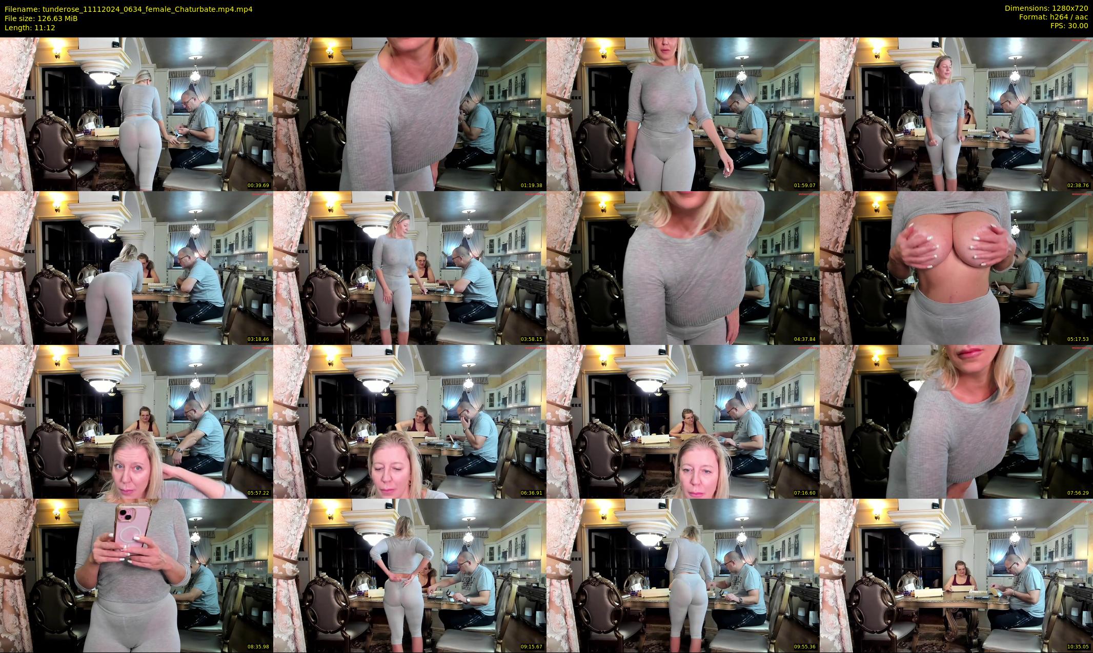 tunderose — 12 minute Chaturbate female cam show recording, 720p, Nov 11, 2024