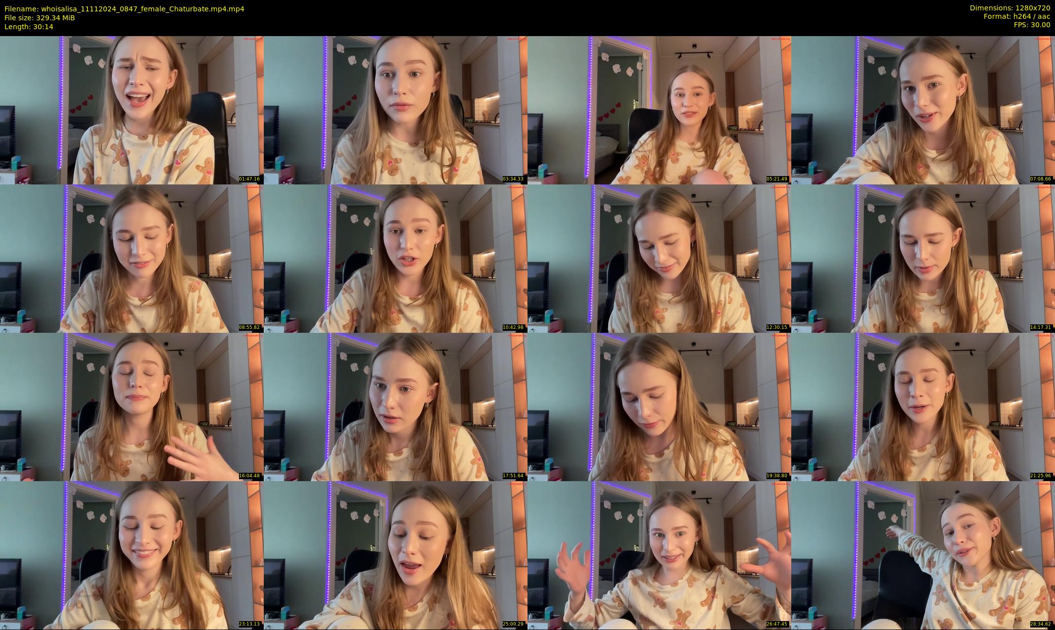 whoisalisa — 31 minute Chaturbate female cam show recording, 720p, Nov 11, 2024