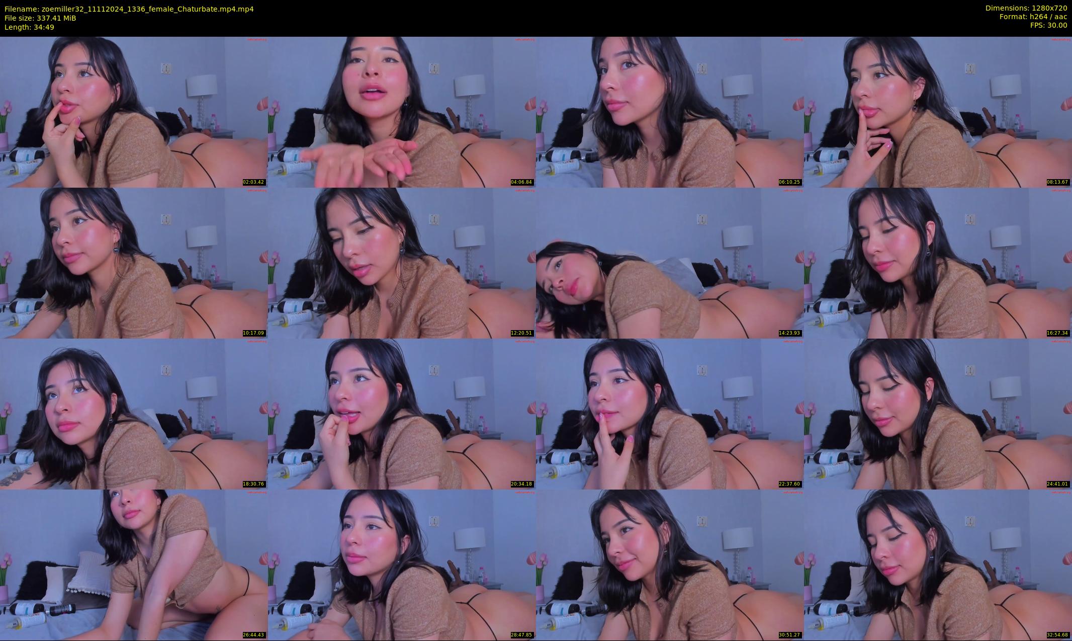 zoemiller32 — 35 minute Chaturbate female cam show recording, 720p, Nov 11, 2024