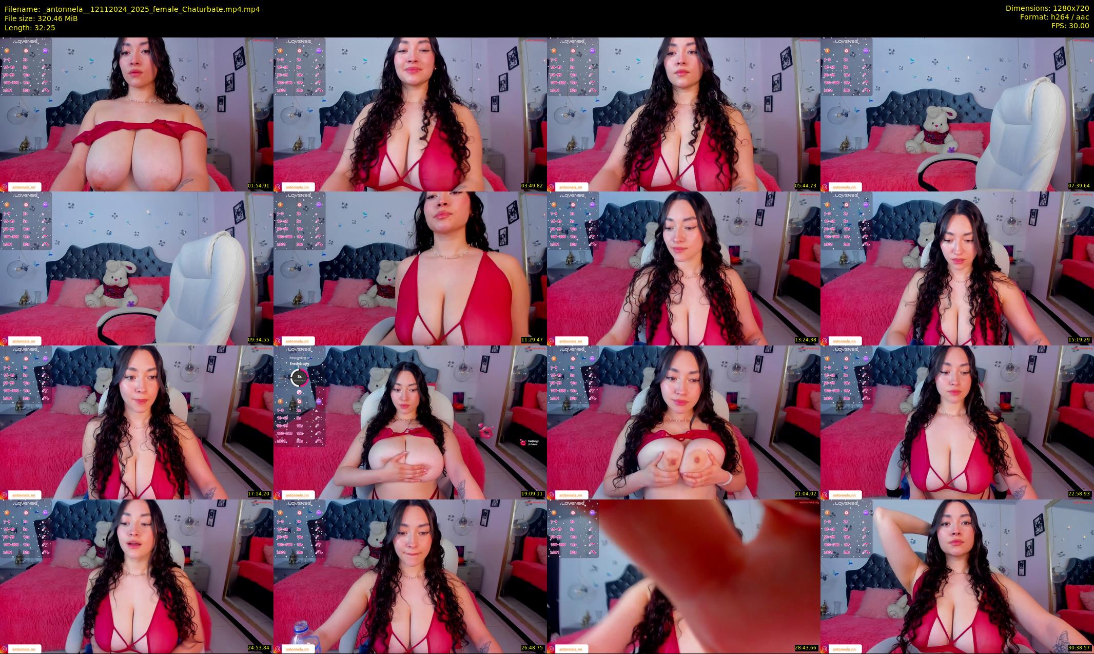 _antonnela_ — 33 minute Chaturbate female cam show recording, 720p, Nov 12, 2024