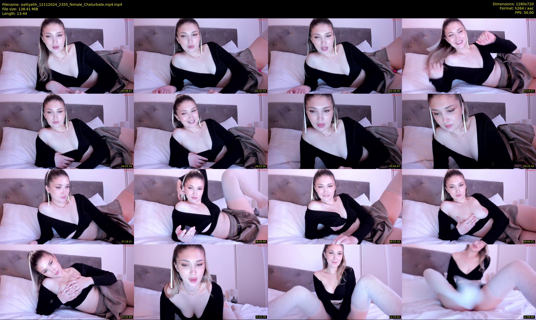aalliyahh — 14 minute Chaturbate female cam show recording, 720p, Nov 12, 2024